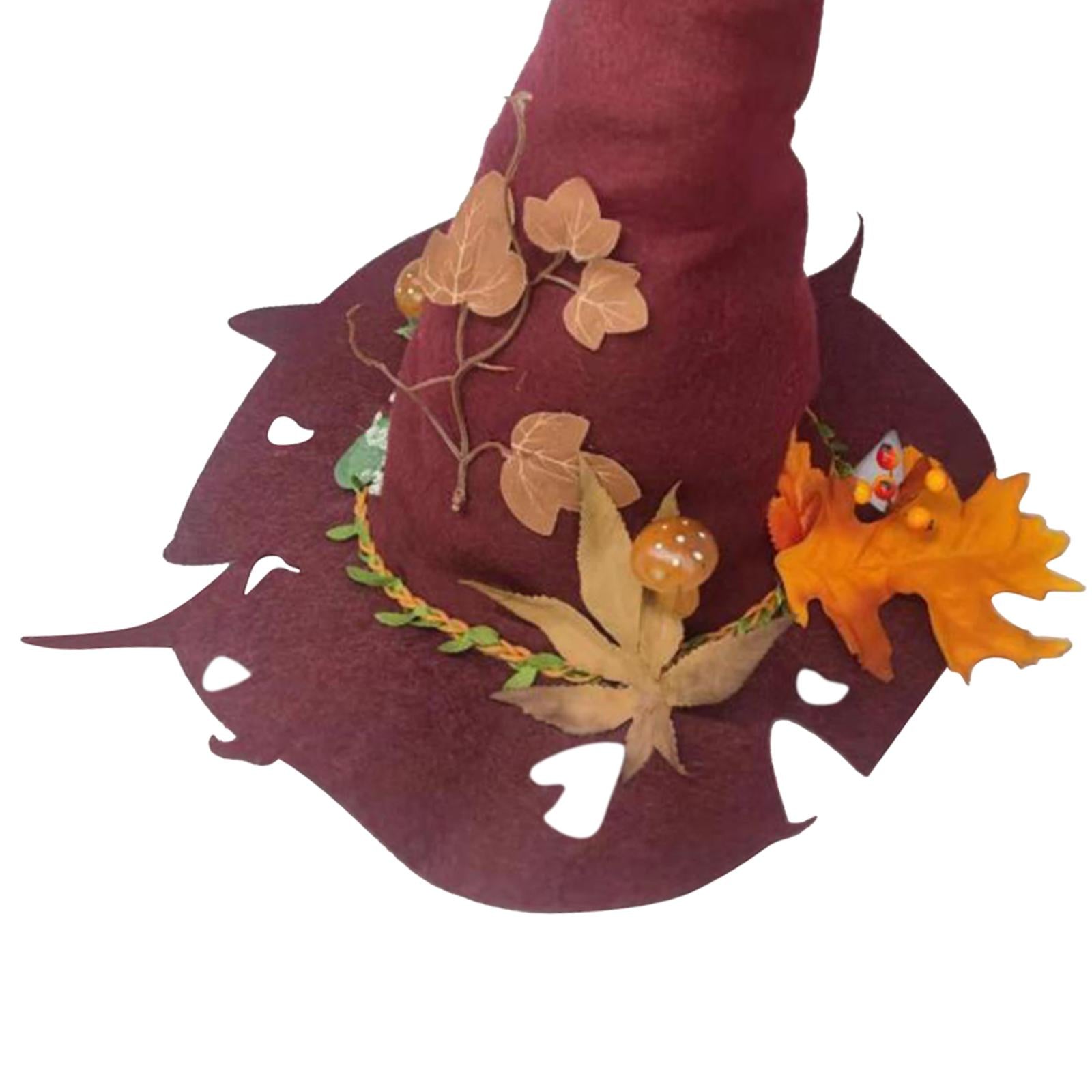 Adult Red Witch Hat HALLOWEEN CLASSIC FUN TALL WITCH COSTUME PARTY HAT