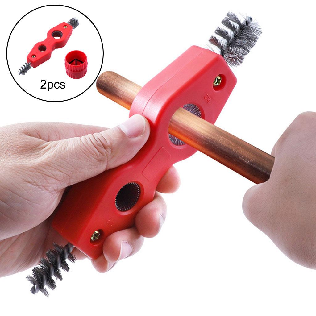 Copper Pipe Cleaner and Reamer for Soldering Copper Pipes 2pcs