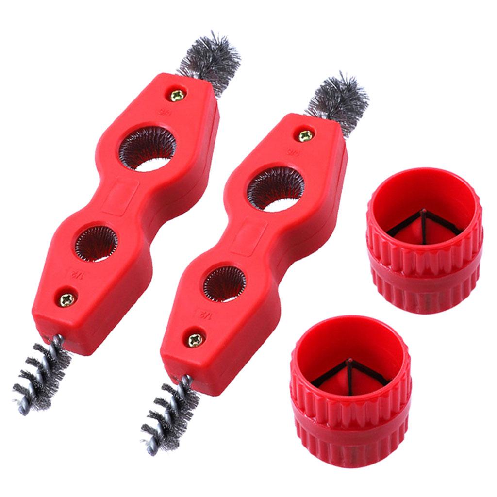 Copper Pipe Cleaner and Reamer for Soldering Copper Pipes 2pcs