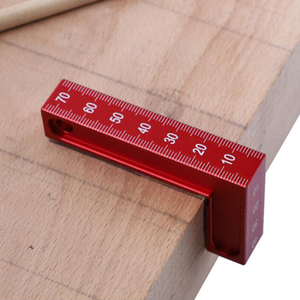 Aluminium Alloy Right Angle Ruler for Picture Frames Drawers Cupboards