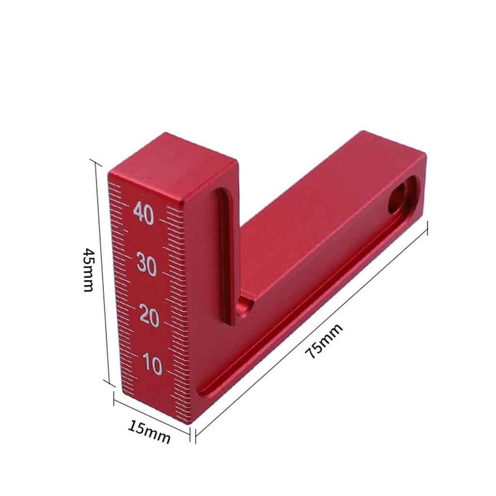 Aluminium Alloy Right Angle Ruler for Picture Frames Drawers Cupboards