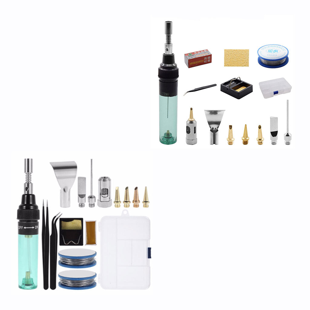 Butane Soldering Iron for Handicrafts Computers Motherboard Repairing 14 Pcs