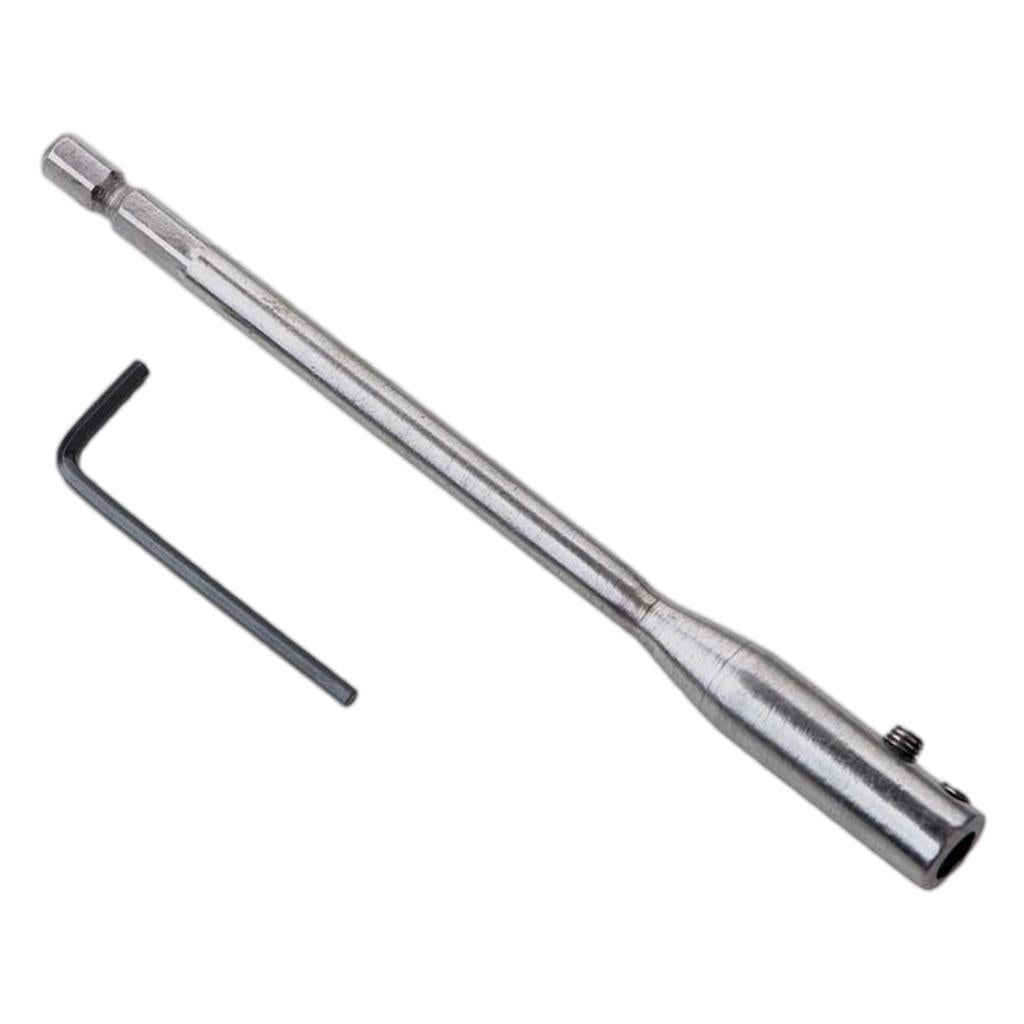 2xDrill Bit Extension Set Heavy Duty with Wrench for Furniture Carpentry 150MM