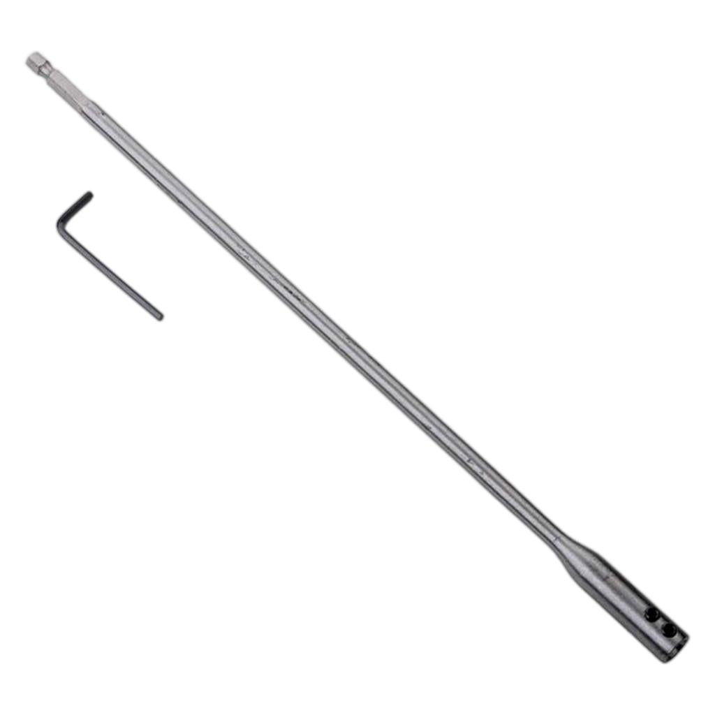 2xDrill Bit Extension Set Heavy Duty with Wrench for Furniture Carpentry 300MM