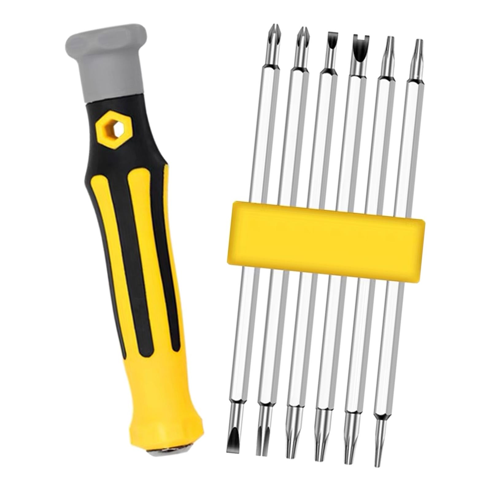 3xMagnetic Screwdriver Bit Hex Cross Phillips Slotted Screw Head Hand Tool