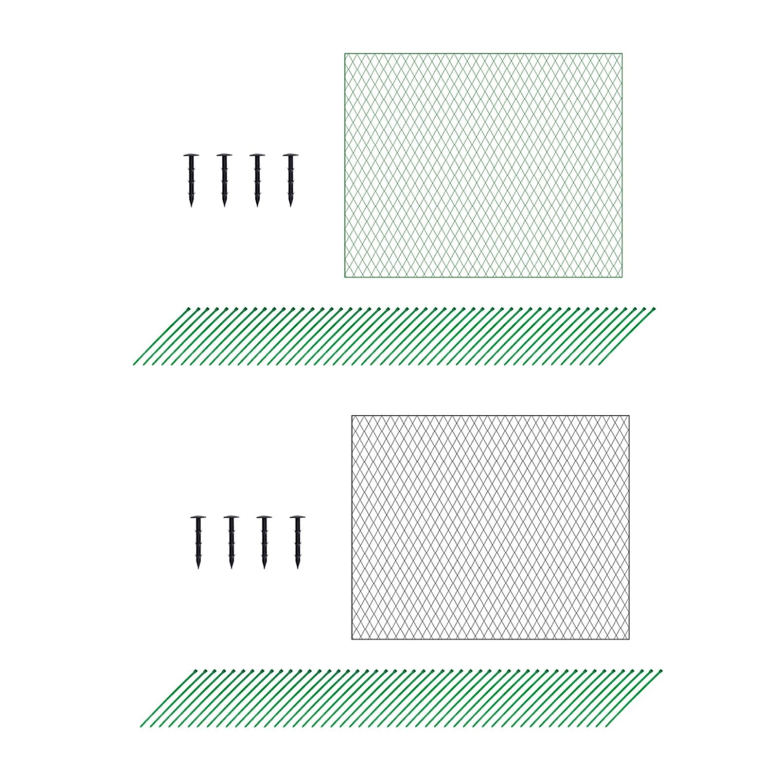 Anti-Bird Netting Plants Fencing Mesh Reusable for Tree Crops Garden Farm Green
