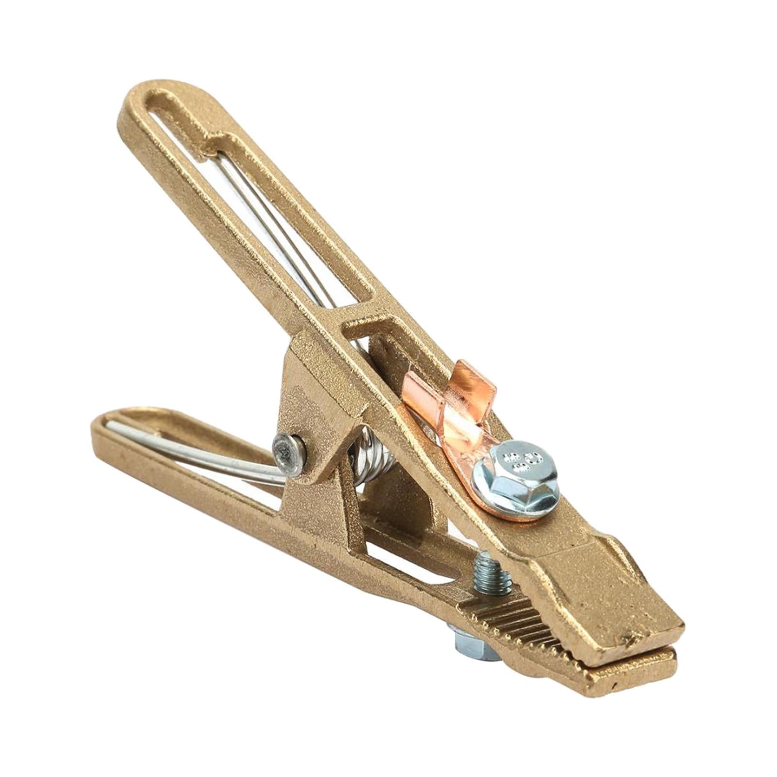 Copper Earth Ground Cable Clip Welding Manual Welder Electrode Clamp 260A