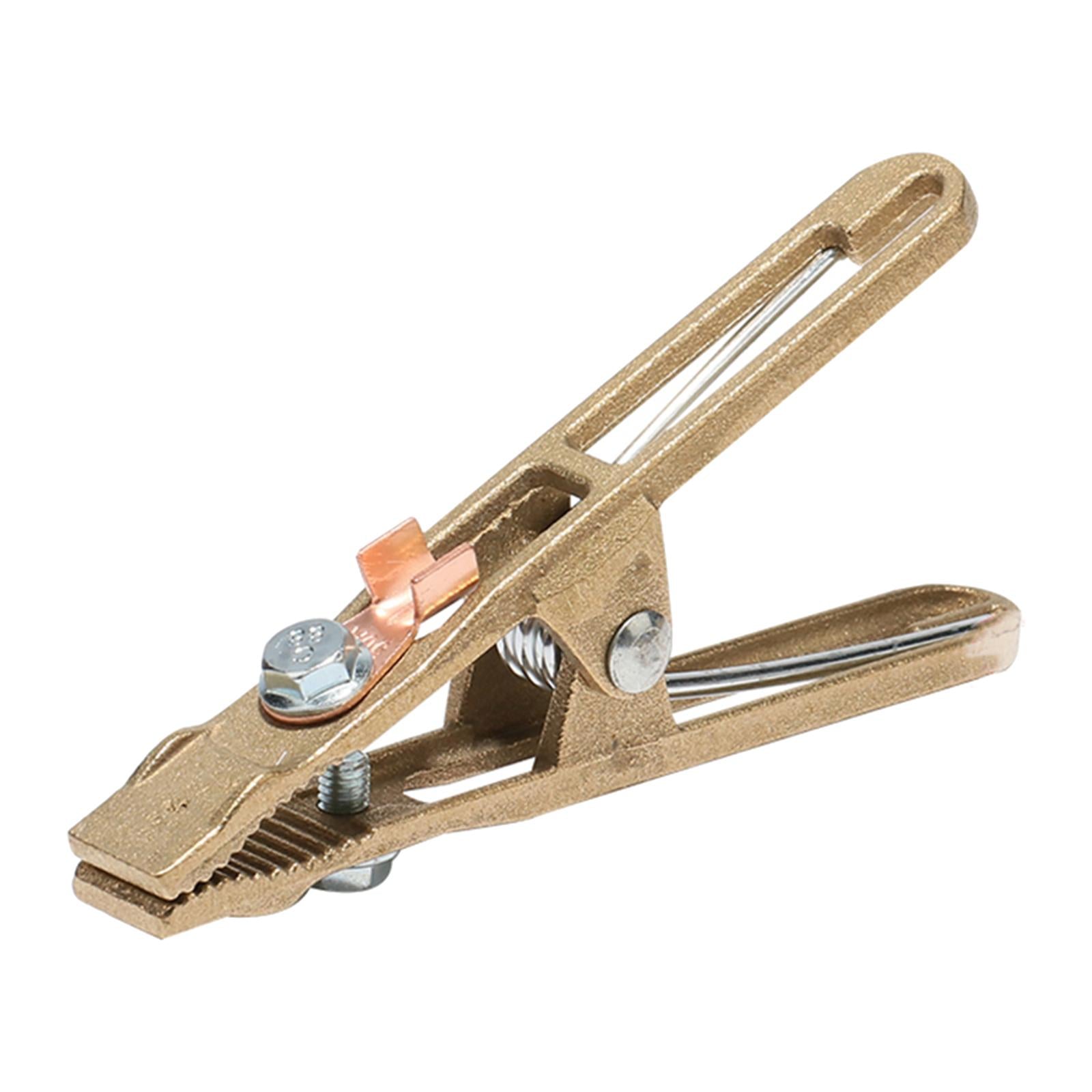 Copper Earth Ground Cable Clip Welding Manual Welder Electrode Clamp 260A