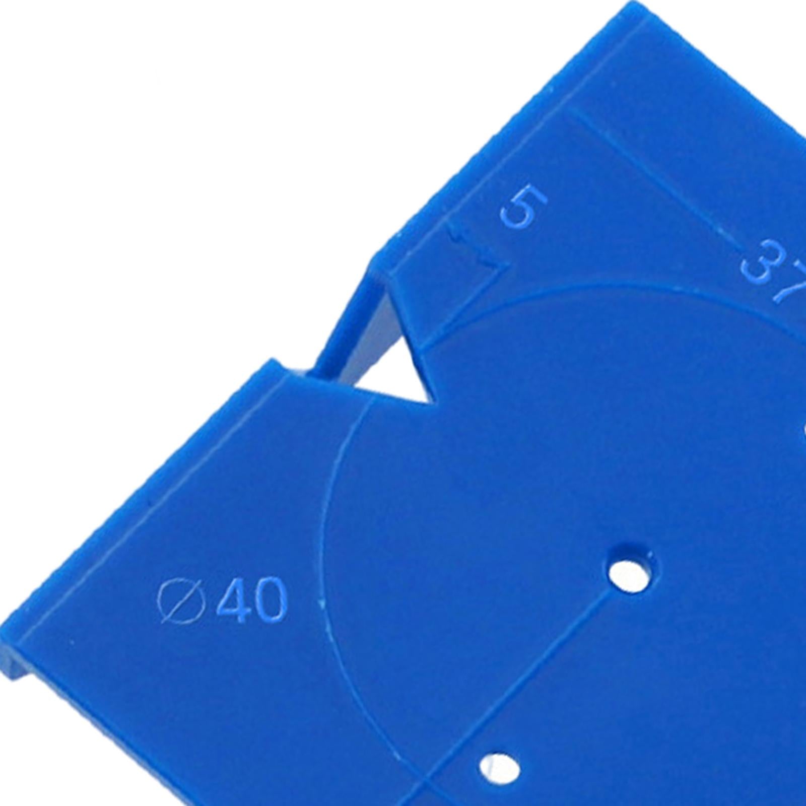 4xHinge Hole Locator DIY Woodworking Tool for Cabinets Hinge Fixture Set