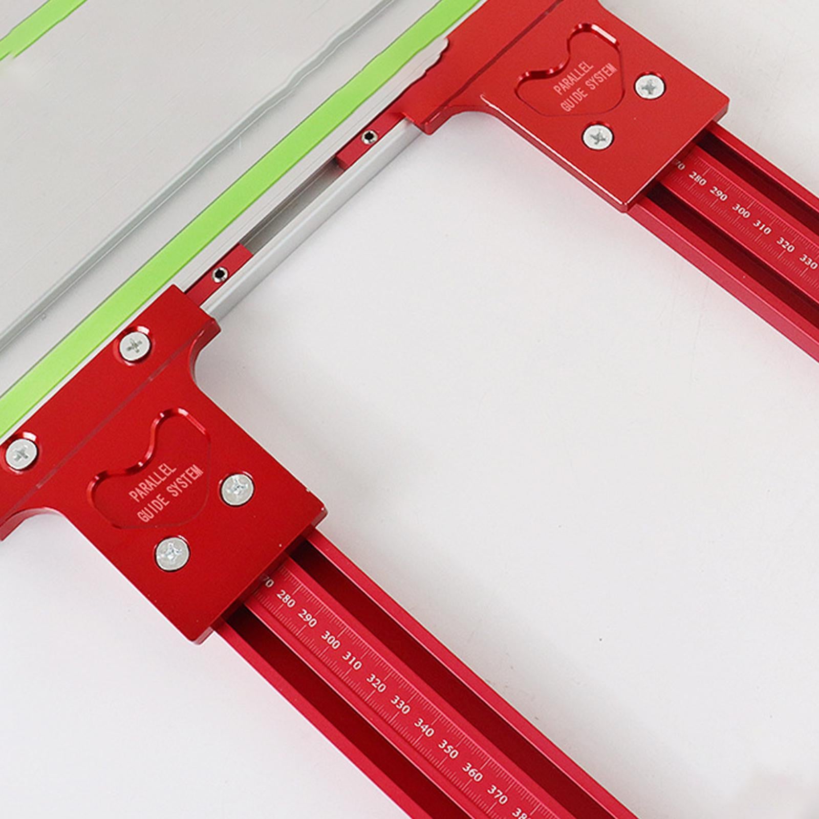 Aluminum Alloy Woodworking Universal Parallel Guide Rail Set 1200mm T-Track