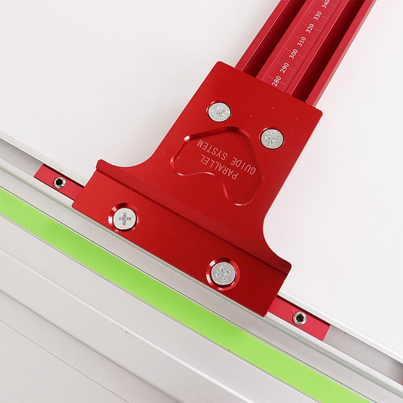 Aluminum Alloy Woodworking Universal Parallel Guide Rail Set 1200mm T-Track