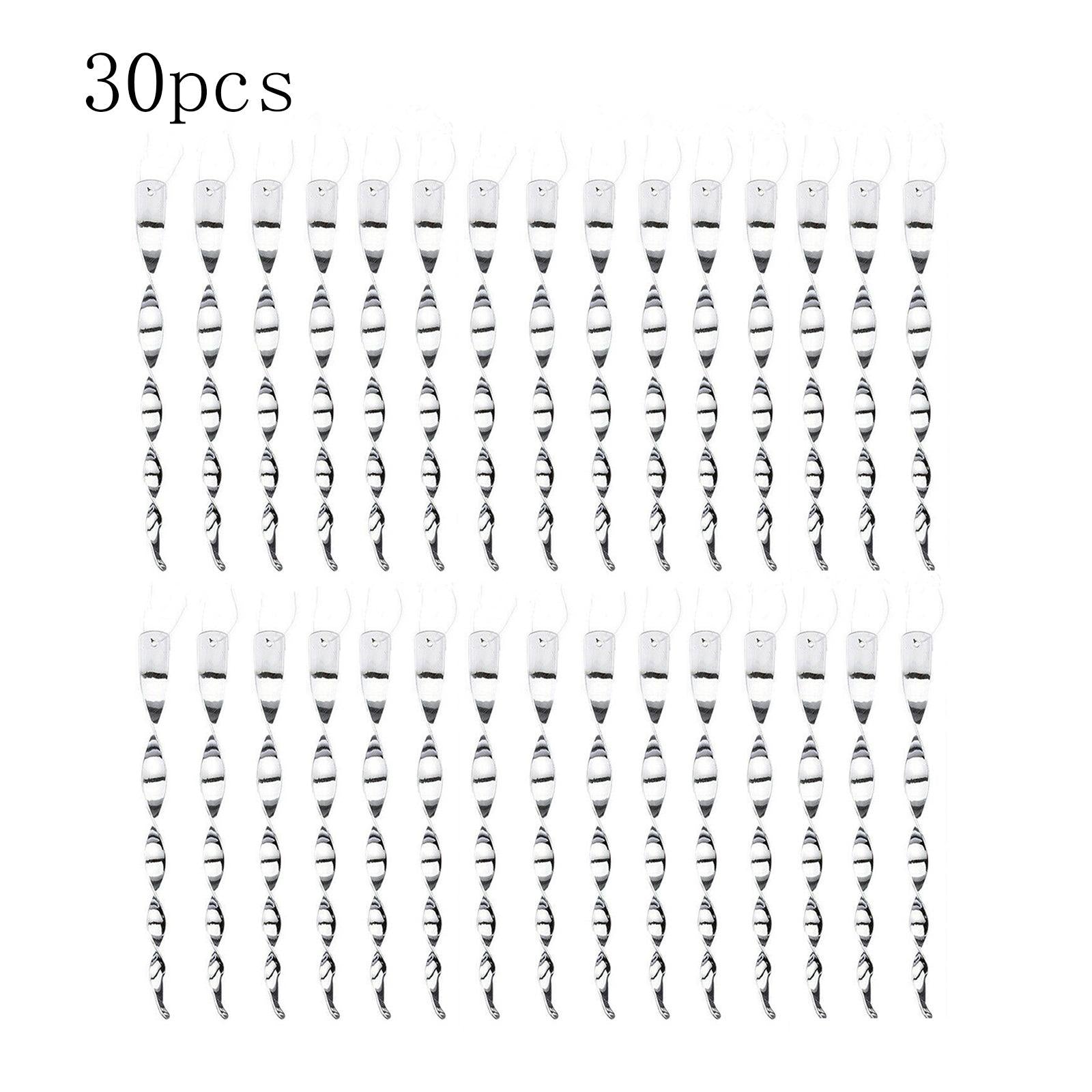 Bird Repellent Rotating Rod Reflective Spiral Deterrent Control Device 30pcs