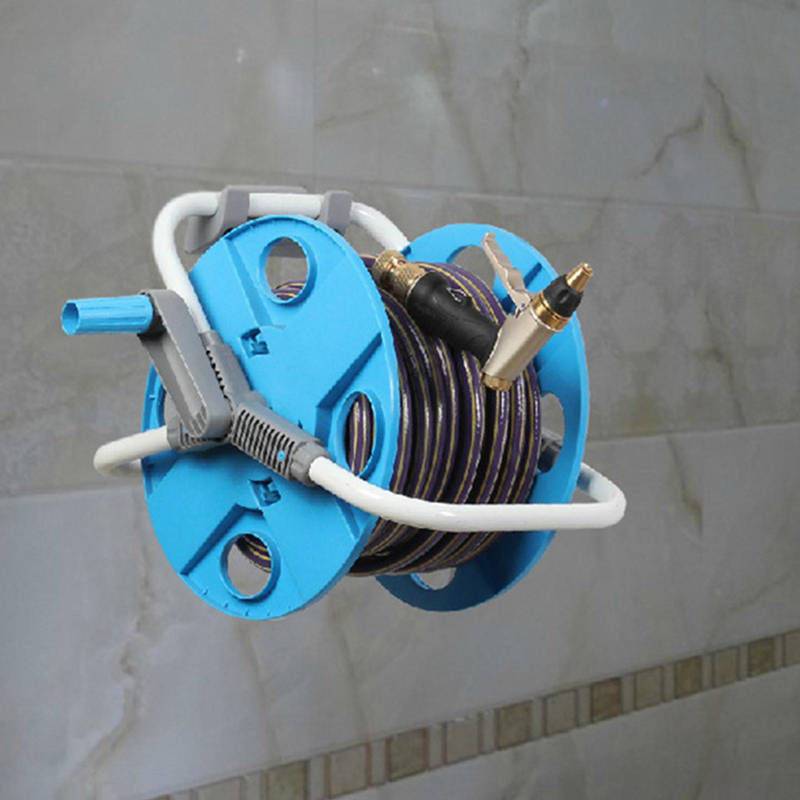 3xOutdoor Garden Hose Pipe Holder Hanger Wall Mounted Storage Hook Rack Reel
