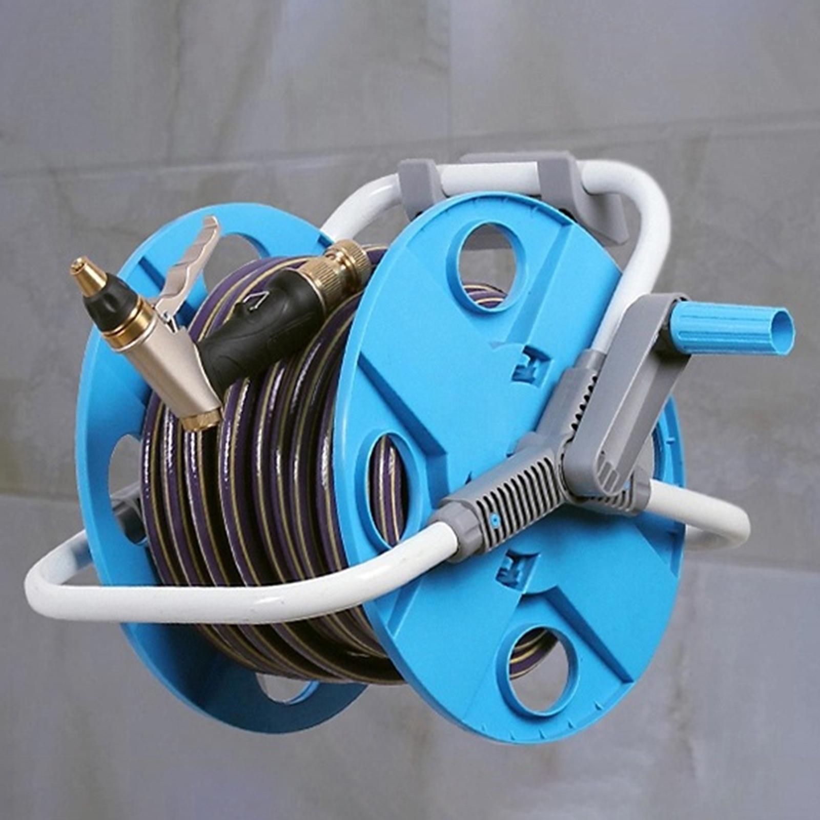 3xOutdoor Garden Hose Pipe Holder Hanger Wall Mounted Storage Hook Rack Reel