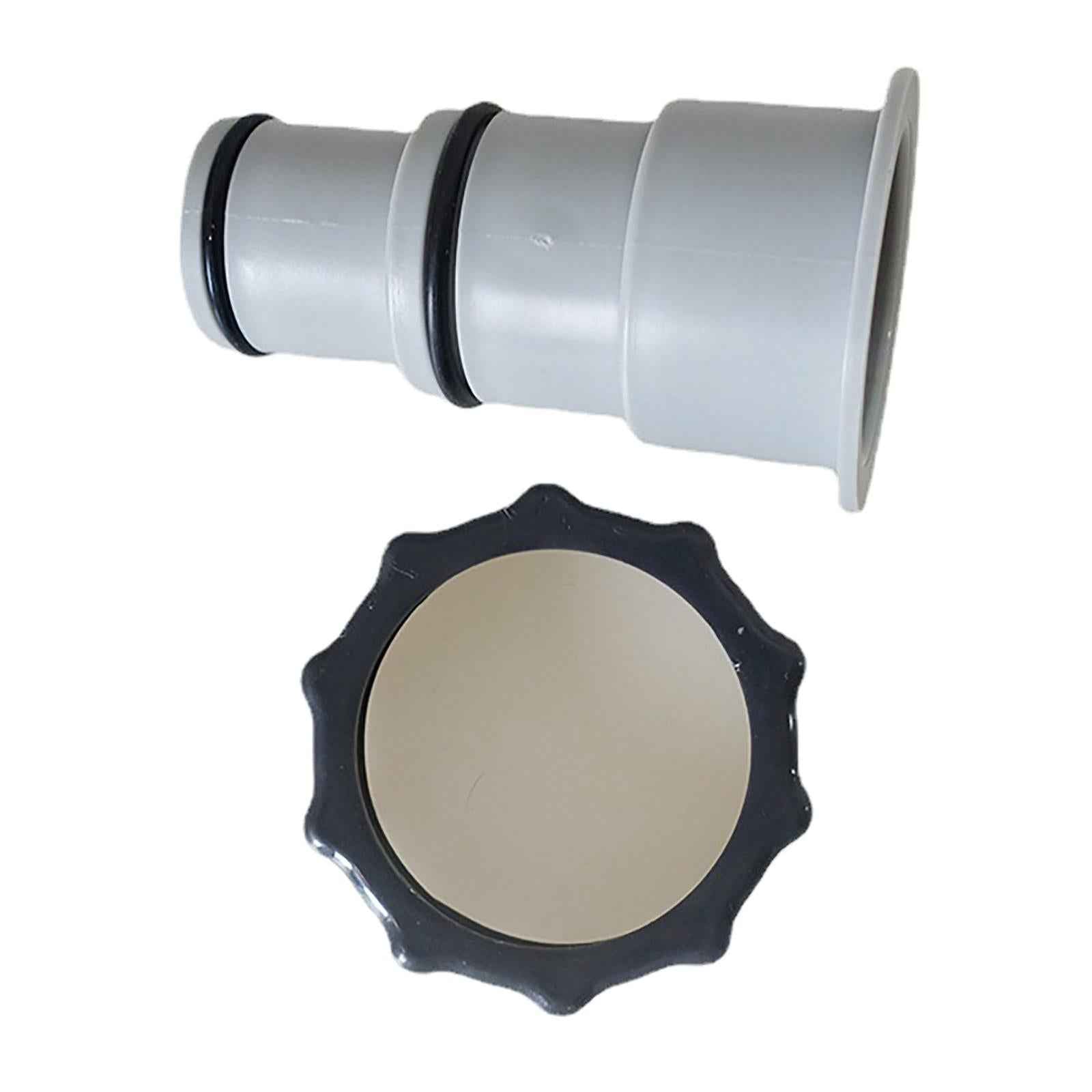 Portable Pool Hose Adapter Fittings Durable Valve with Collar for Pool