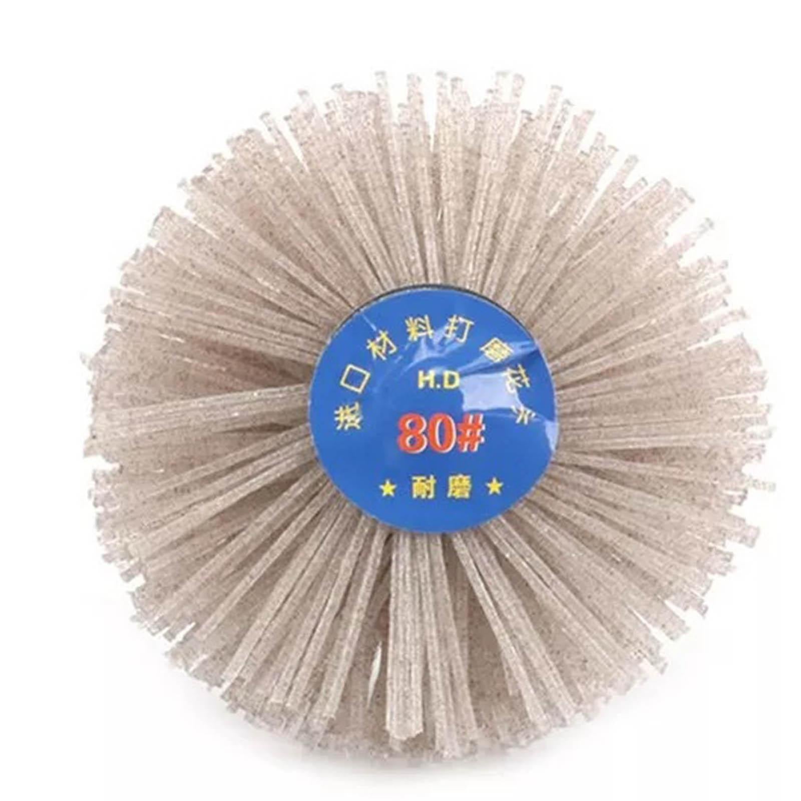 3xGrinding Nylon Wheel Brush Wire Brush Wheel Cup Brush for Polishing 80 Grit