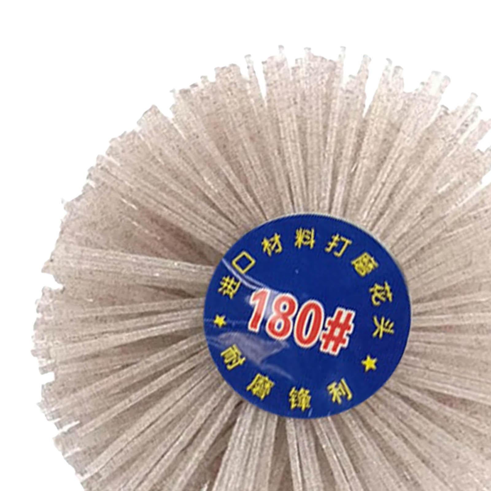 2xGrinding Nylon Wheel Brush Wire Brush Wheel Cup Brush for Polishing 180 Grit