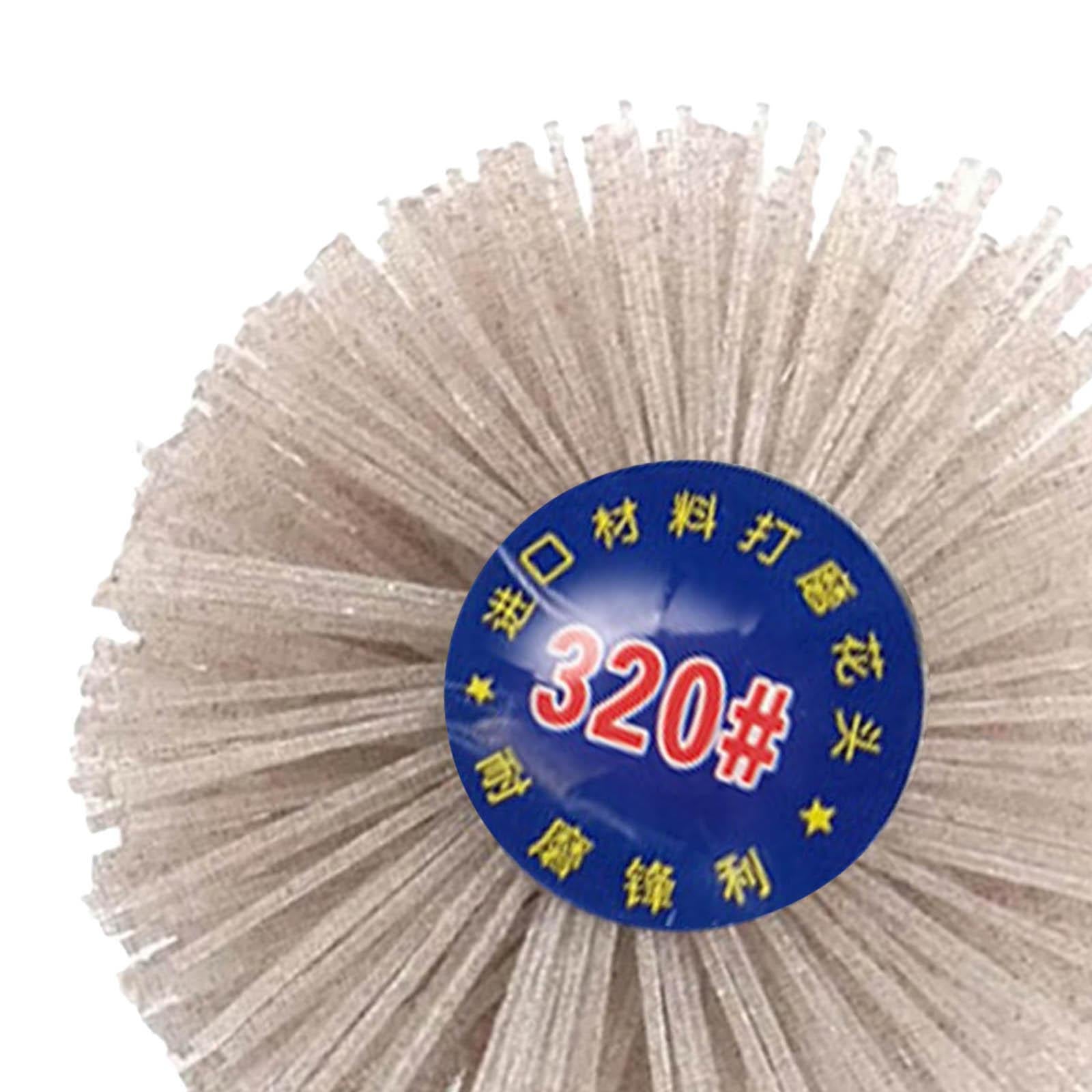 4xGrinding Nylon Wheel Brush Wire Brush Wheel Cup Brush for Polishing 320 Grit