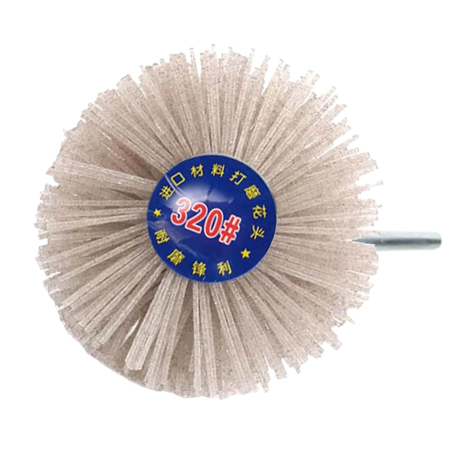4xGrinding Nylon Wheel Brush Wire Brush Wheel Cup Brush for Polishing 320 Grit