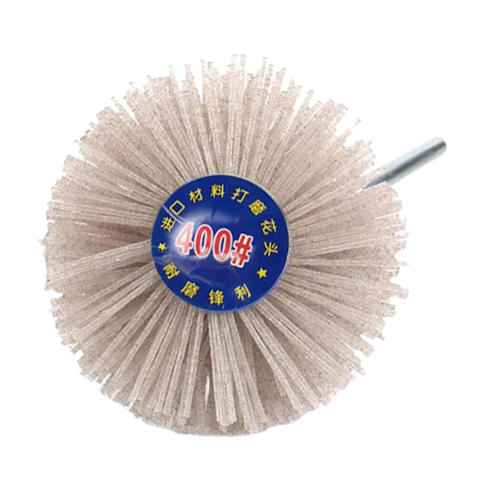 3xGrinding Nylon Wheel Brush Wire Brush Wheel Cup Brush for Polishing 400 Grit