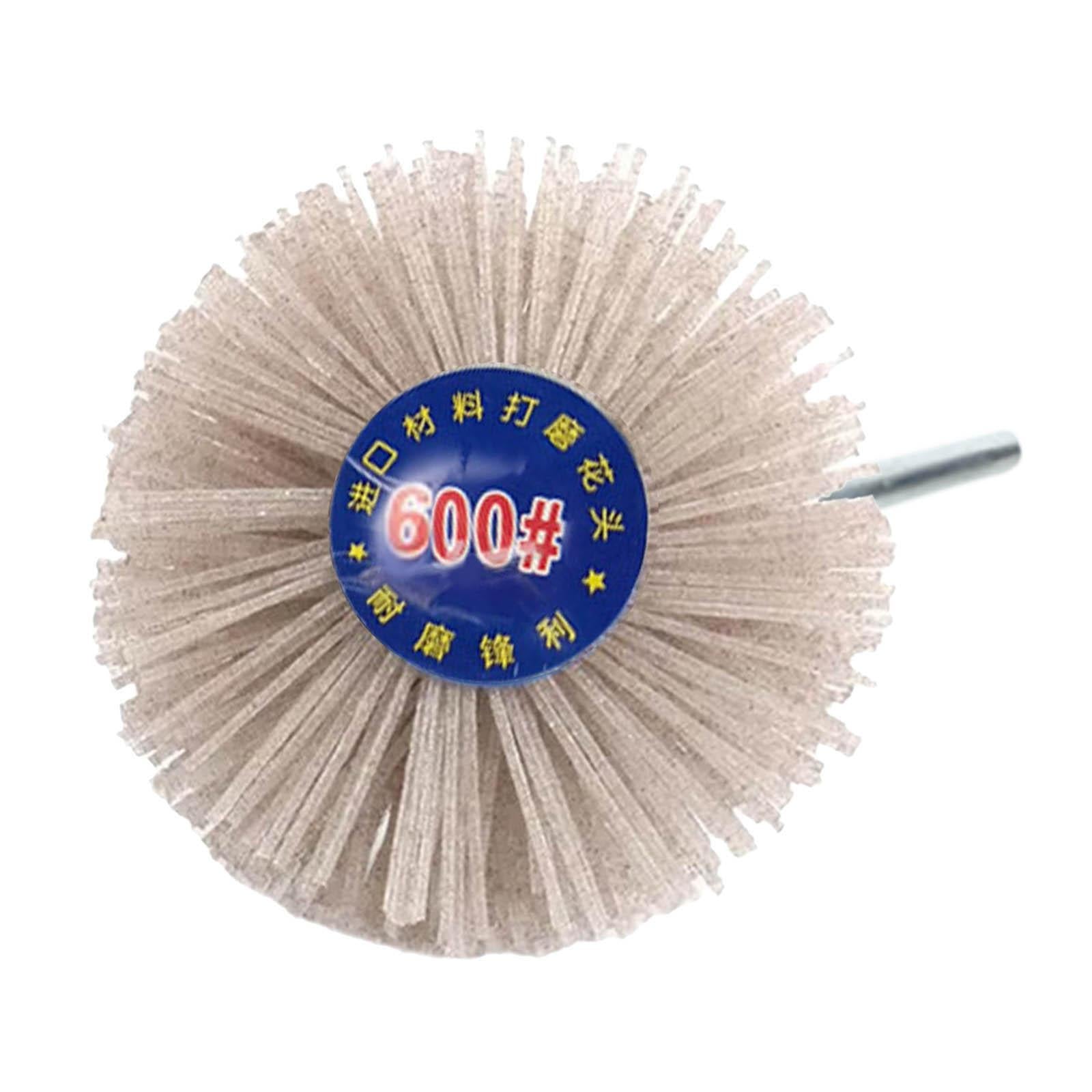 2xGrinding Nylon Wheel Brush Wire Brush Wheel Cup Brush for Polishing 600 Grit