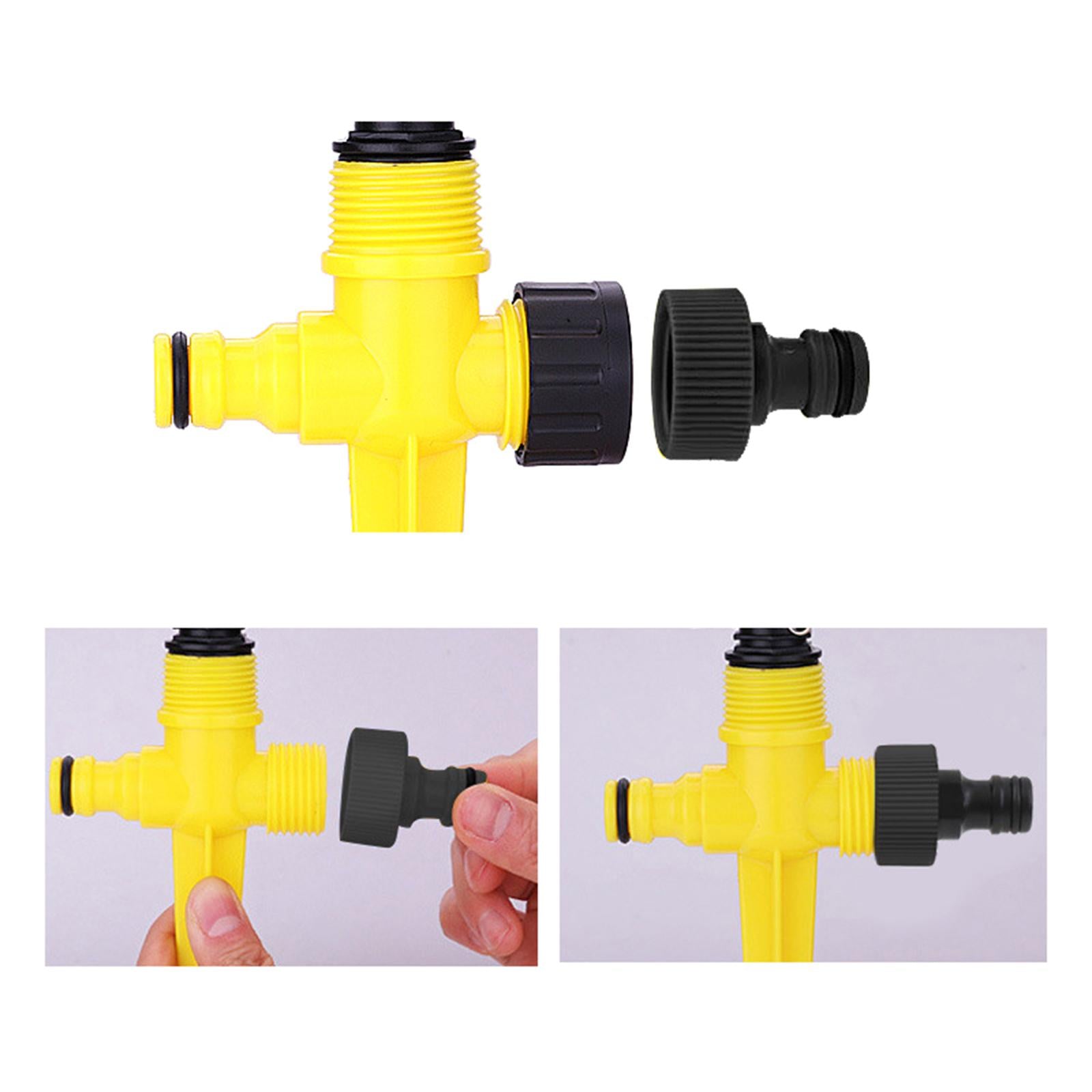 3xLawn Sprinkler Adjustable 360 Degree Automatic Rotating Yard Sprinkler