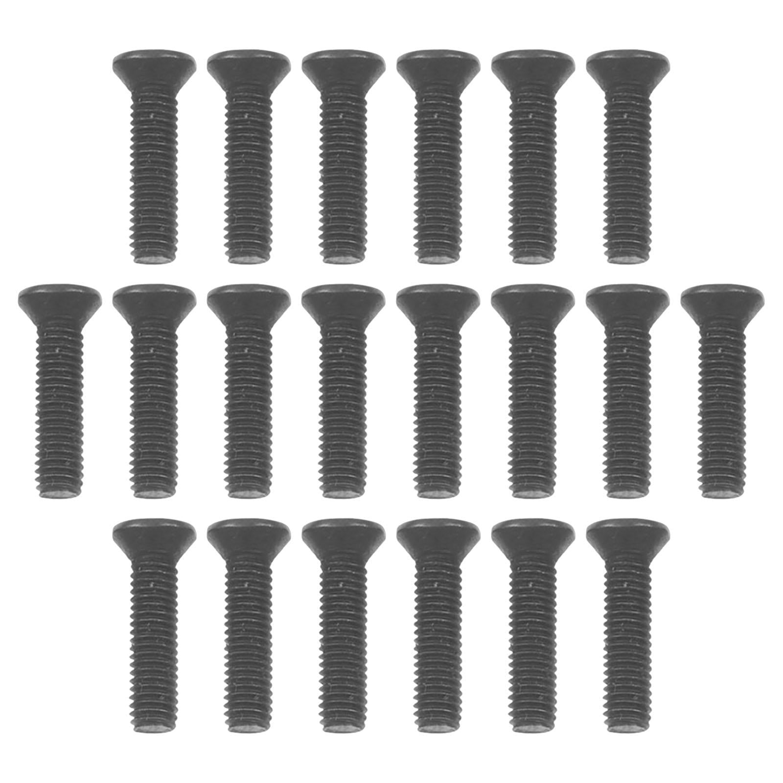 2x20x Portable Fixing Screw Left Hand Thread for Drill Chuck Shank Adapter M6x22mm