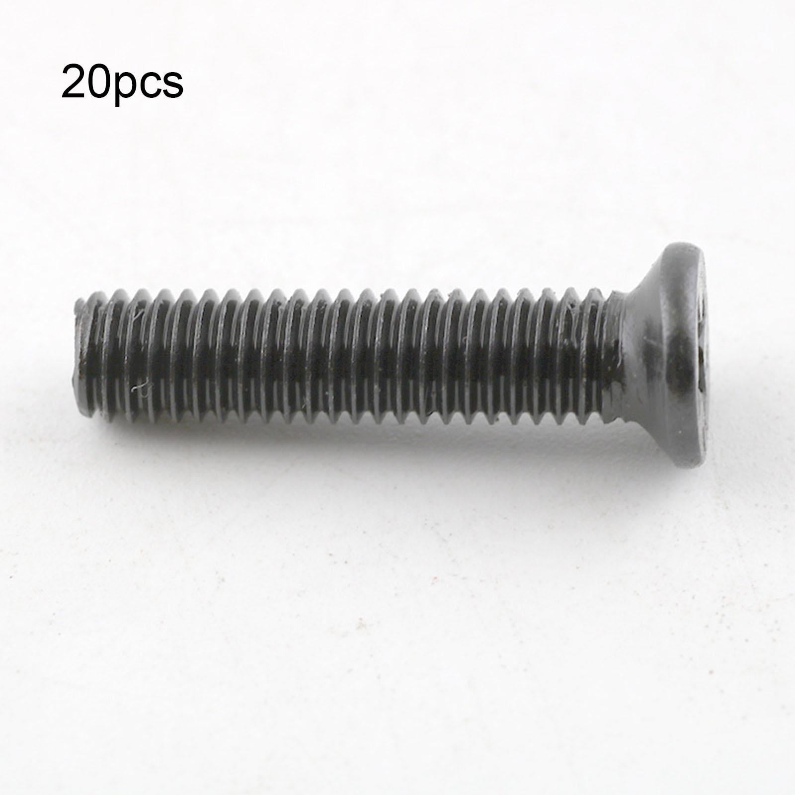 4x20x Portable Fixing Screw Left Hand Thread for Drill Chuck Shank Adapter M6x22mm