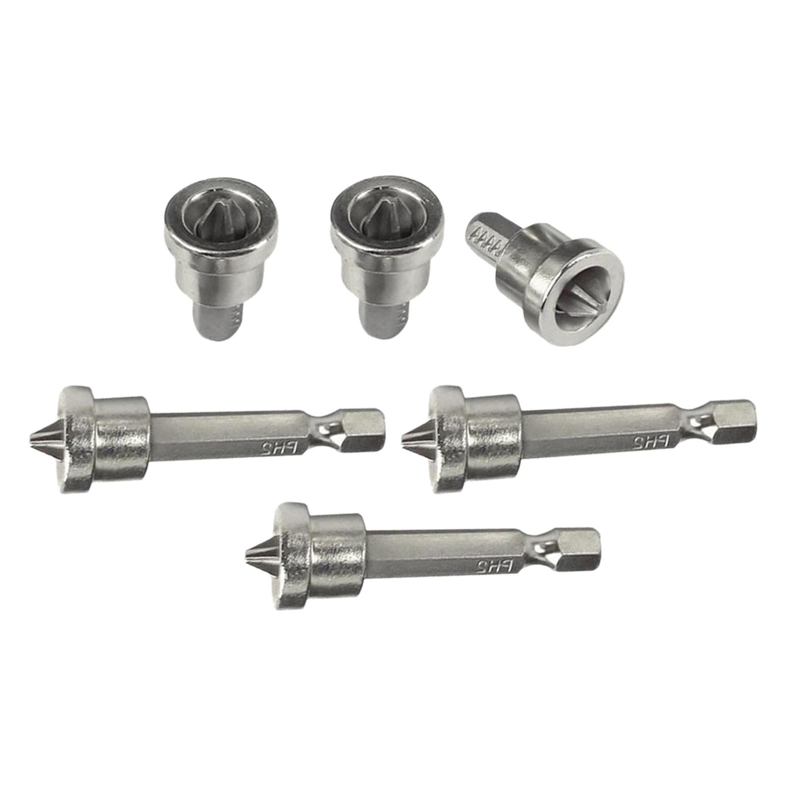 4x6x Positioning Screwdriver Bits Batch Head for Metalworking Gypsum Board