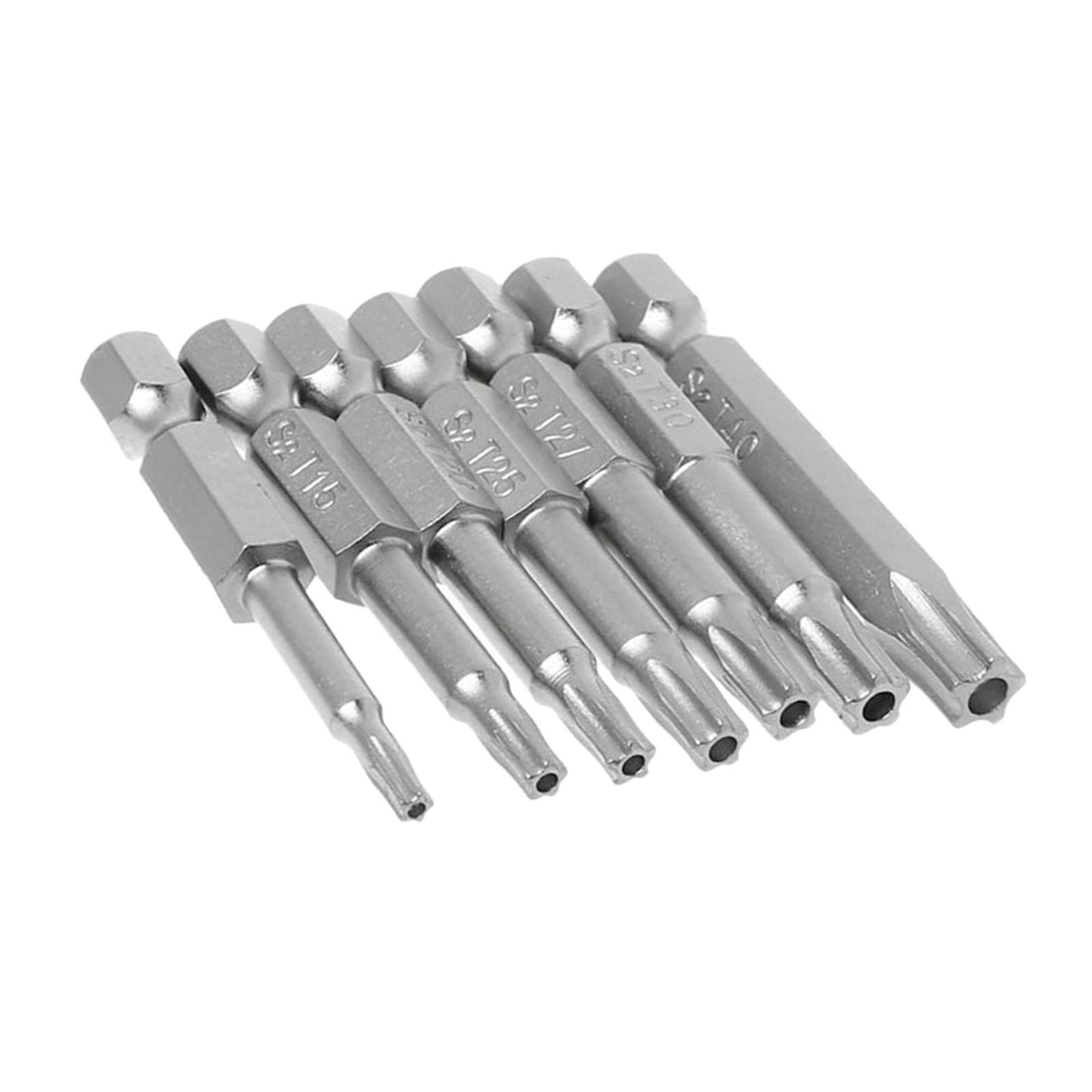 2x7Pcs Screwdriver Drill Bits 1/4 Hex Shank for Electric Screwdrivers"