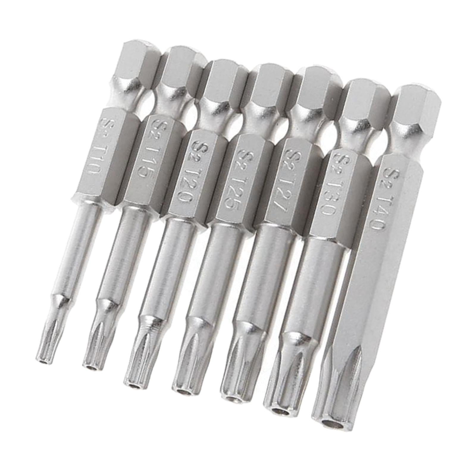 2x7Pcs Screwdriver Drill Bits 1/4 Hex Shank for Electric Screwdrivers"