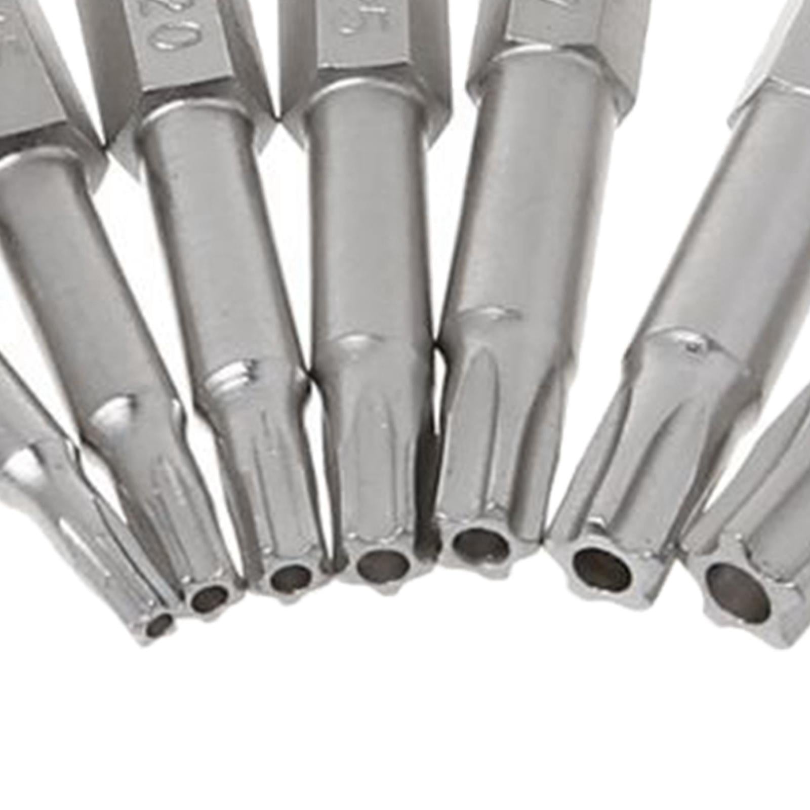 2x7Pcs Screwdriver Drill Bits 1/4 Hex Shank for Electric Screwdrivers"