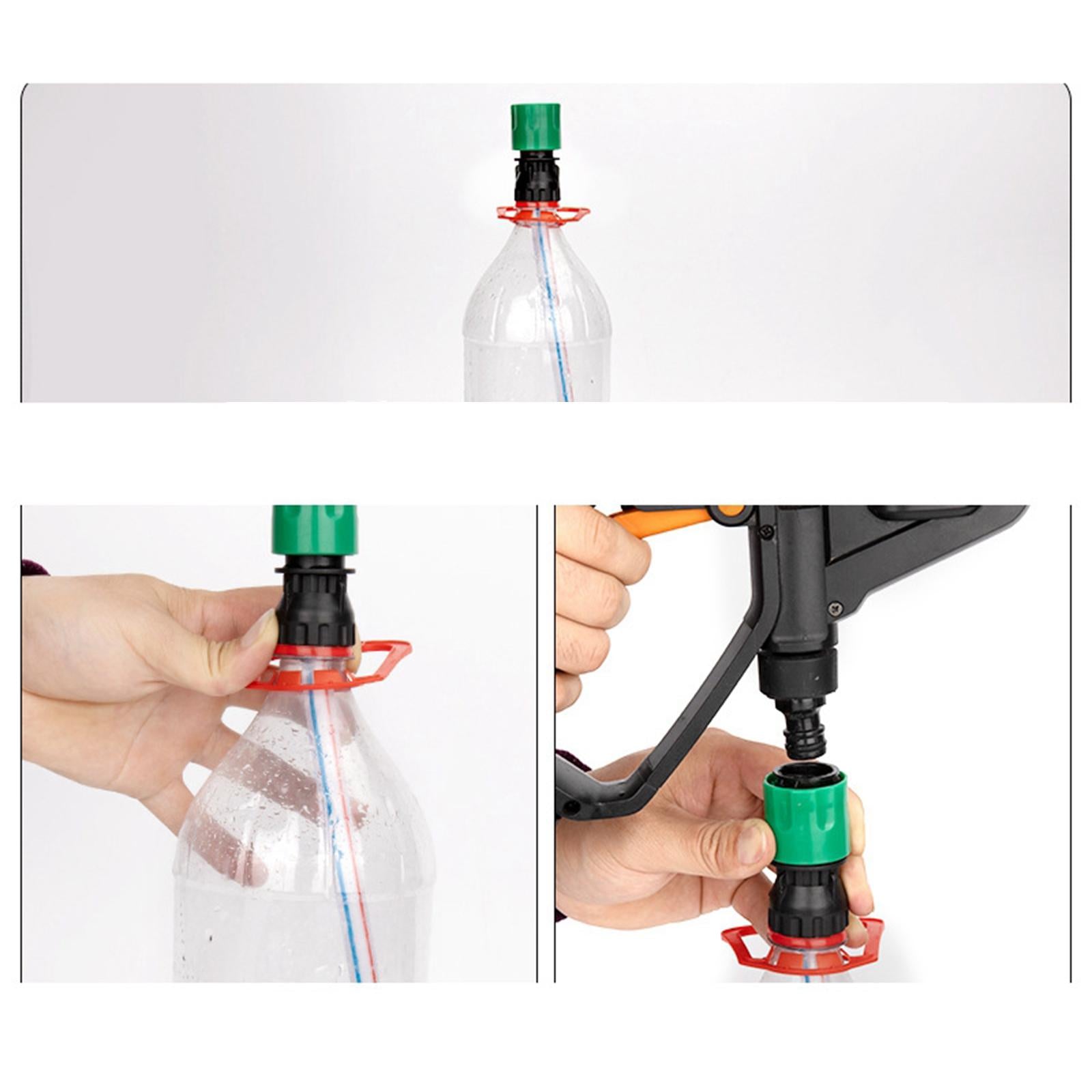 2xWater Bottle Adapter Fitting Universal Quick Connection Car Wash Water Pipe
