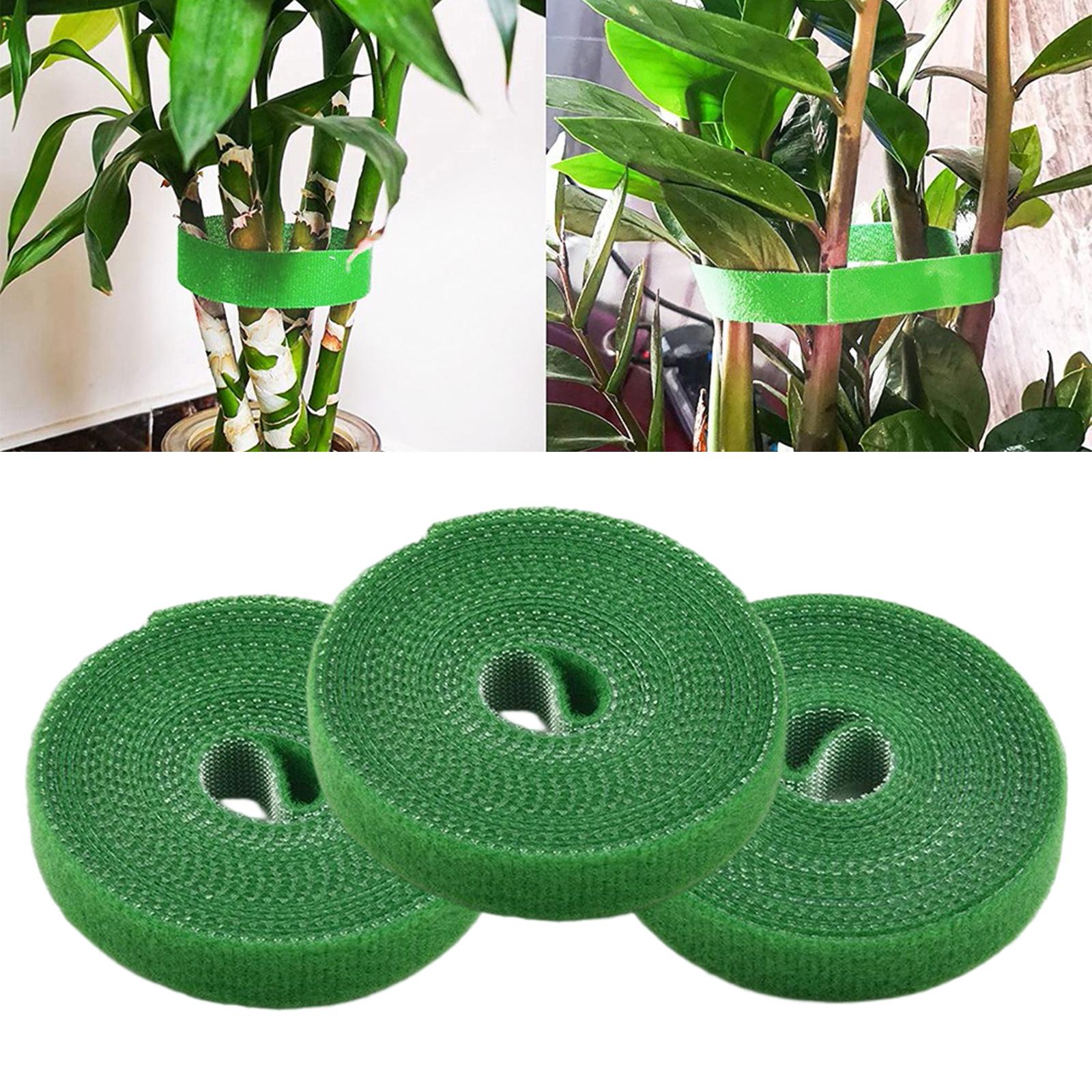 2xNylon Plants Ties Reusable Cane Wrap Cable Ties for Greenhouse Vines 2M
