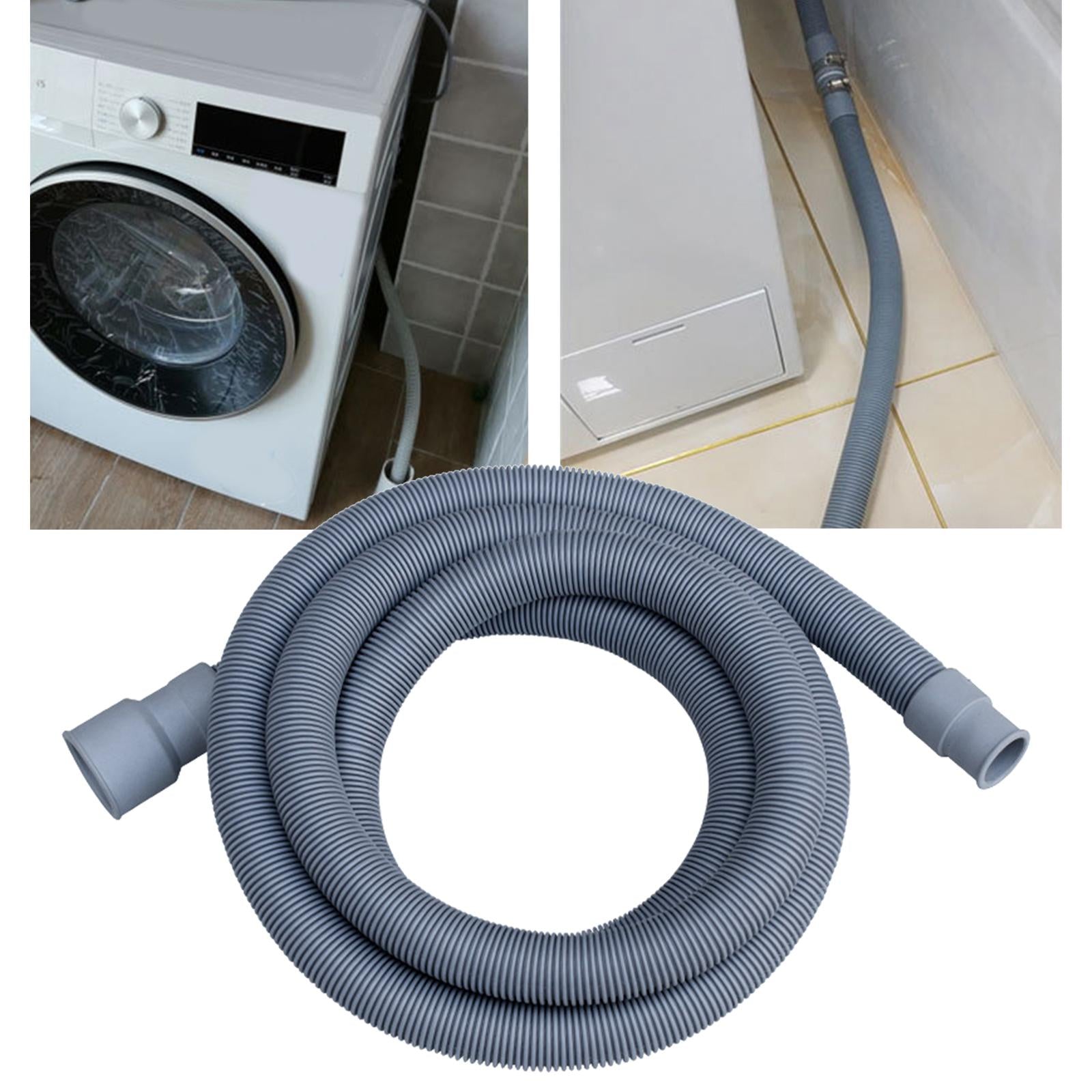 3xWashing Machine Drain Hose Flexible Universal Fit Replacement Accessory 1m