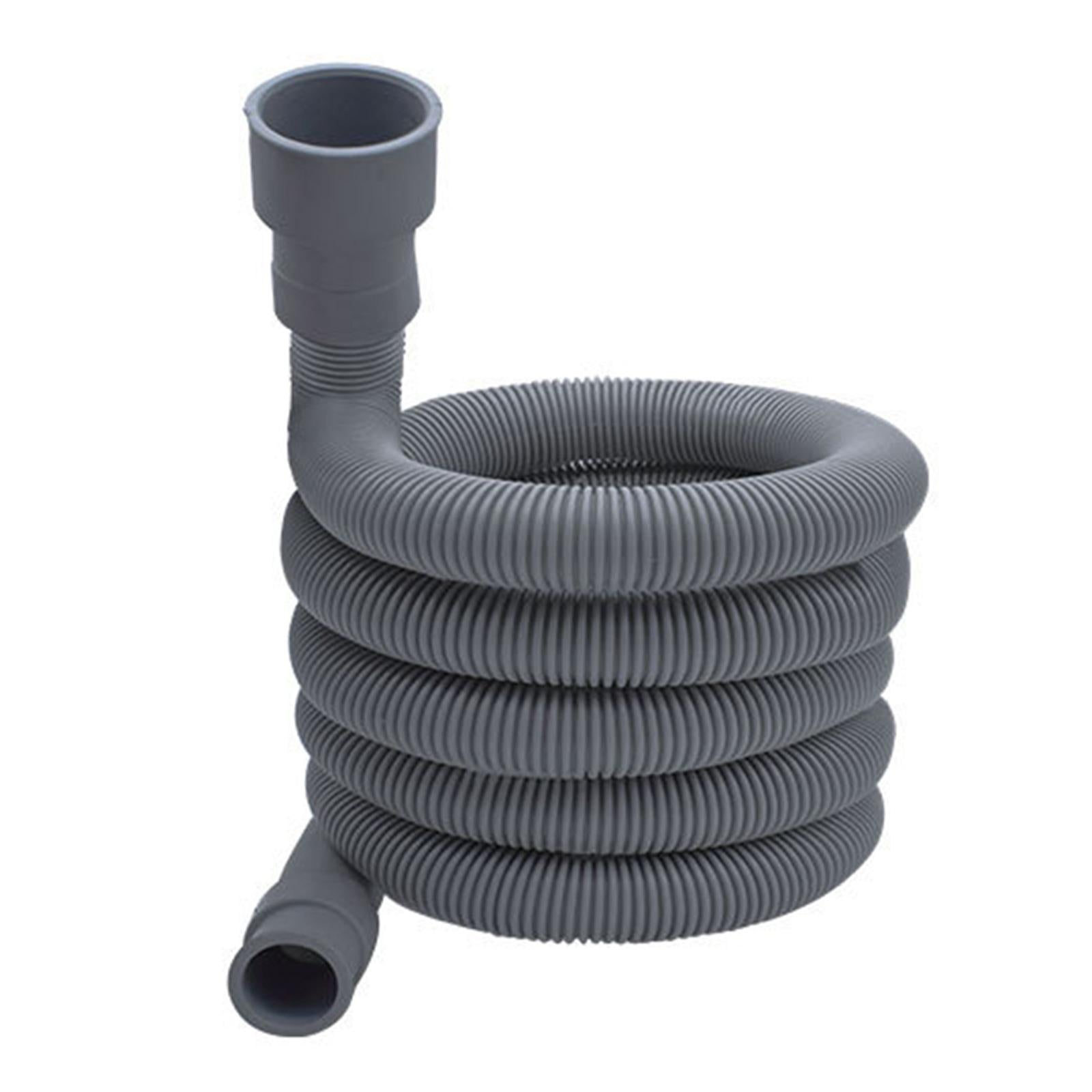 2xWashing Machine Drain Hose Flexible Universal Fit Replacement Accessory 1.5m