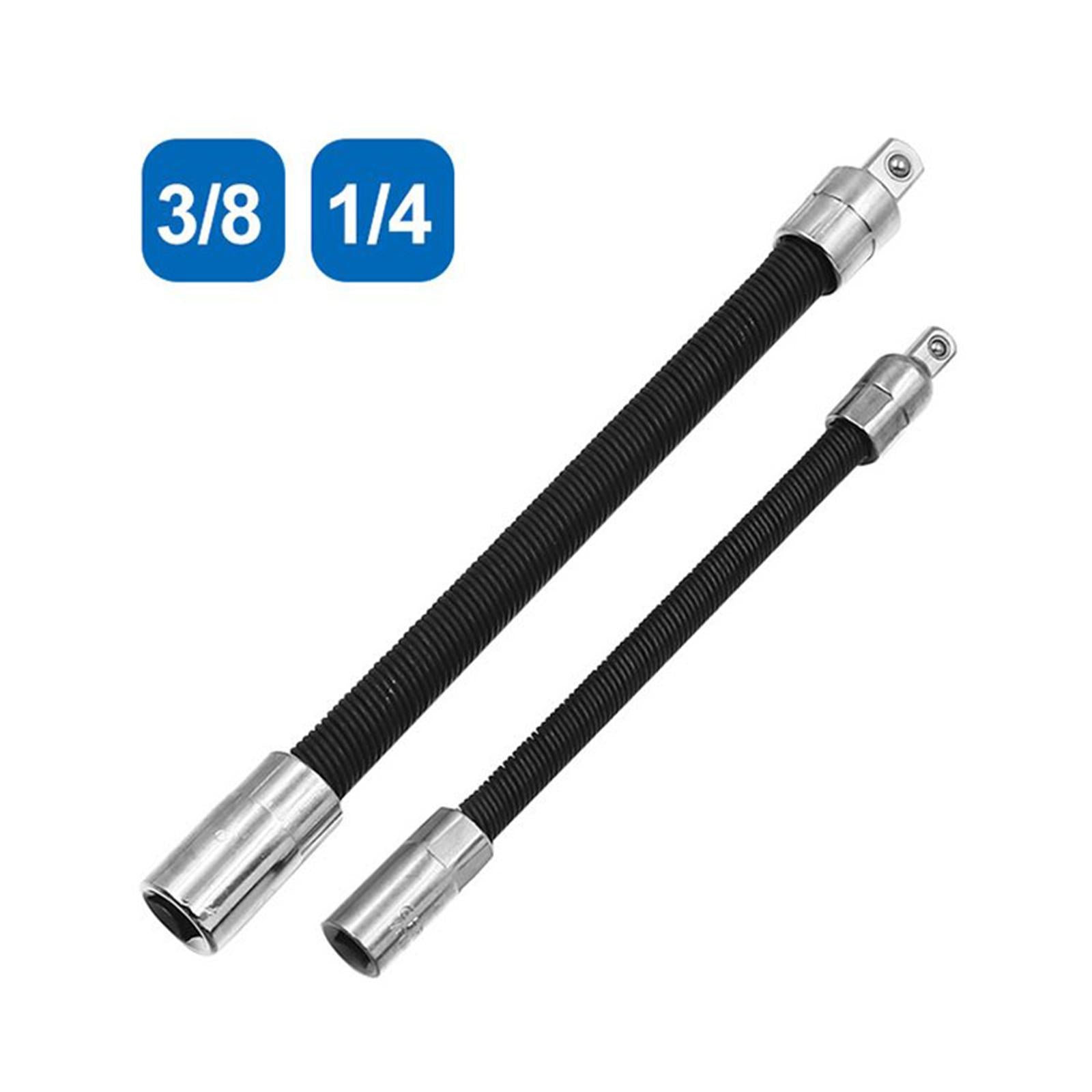 3xDurable Flexible Socket Extension Ratchet CR V for Car Repairing Driver 3/8