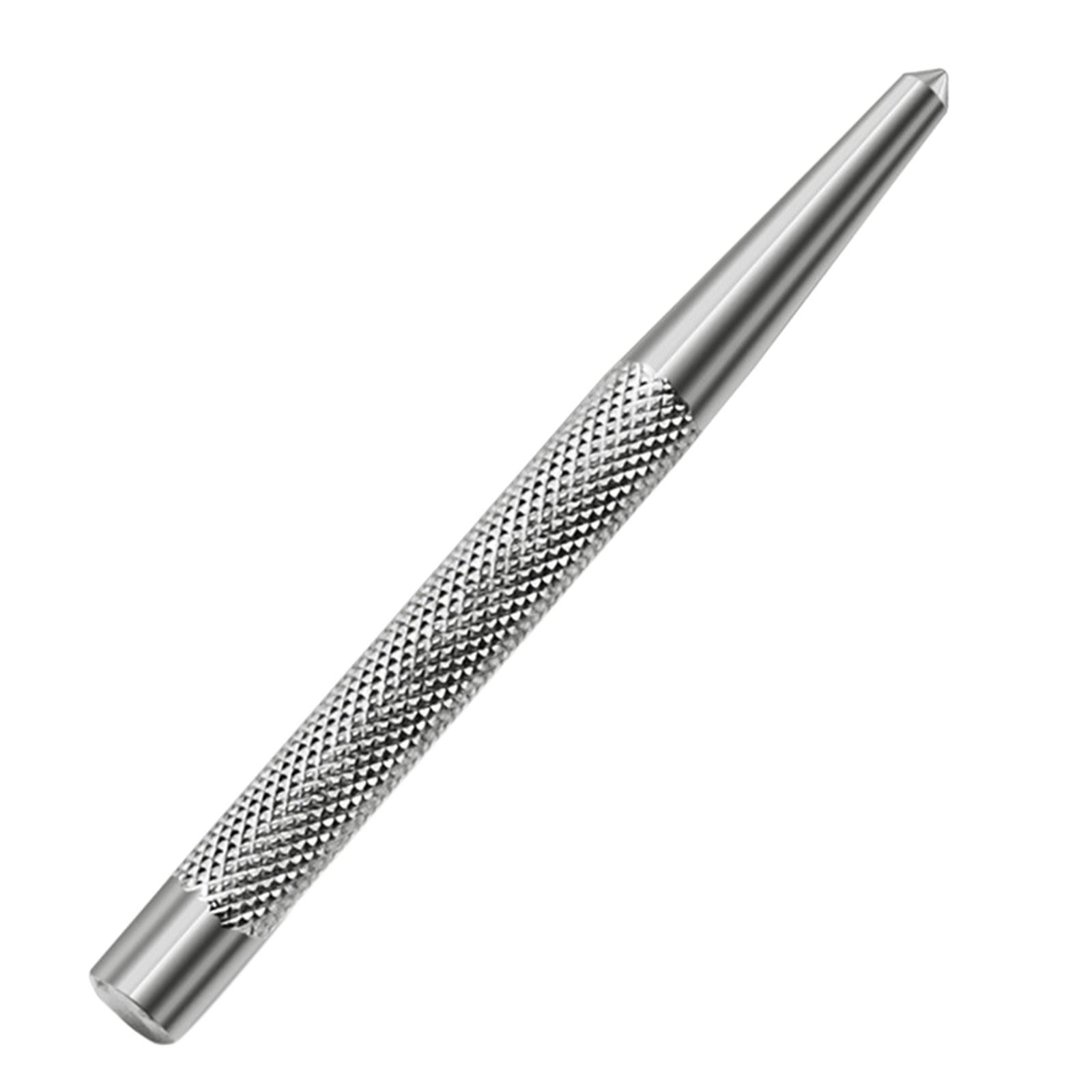4xMetal Positioning Punch Non Slip Knurling Handle Drill Bit Borehole