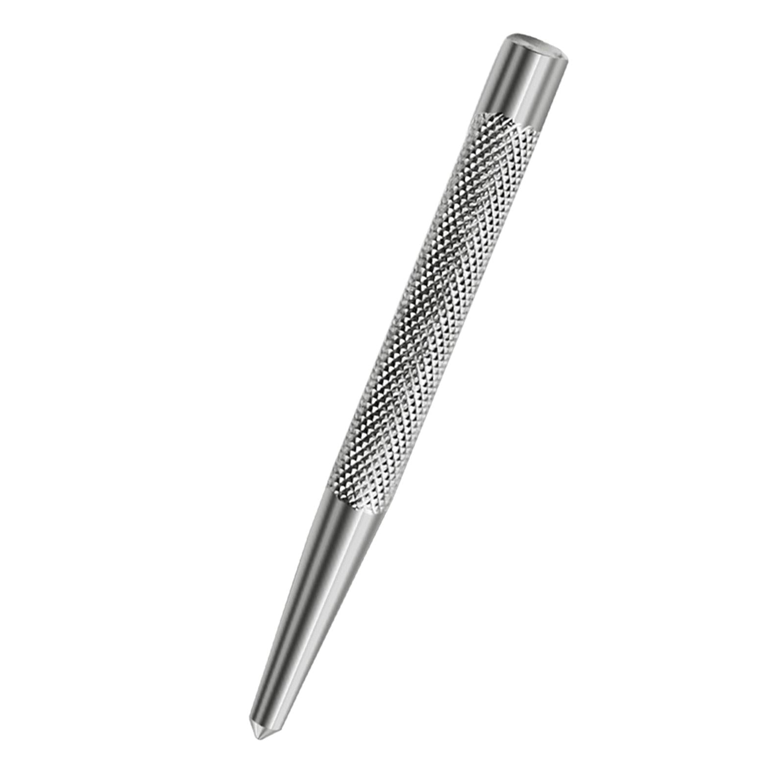 3xMetal Positioning Punch Non Slip Knurling Handle Drill Bit Borehole