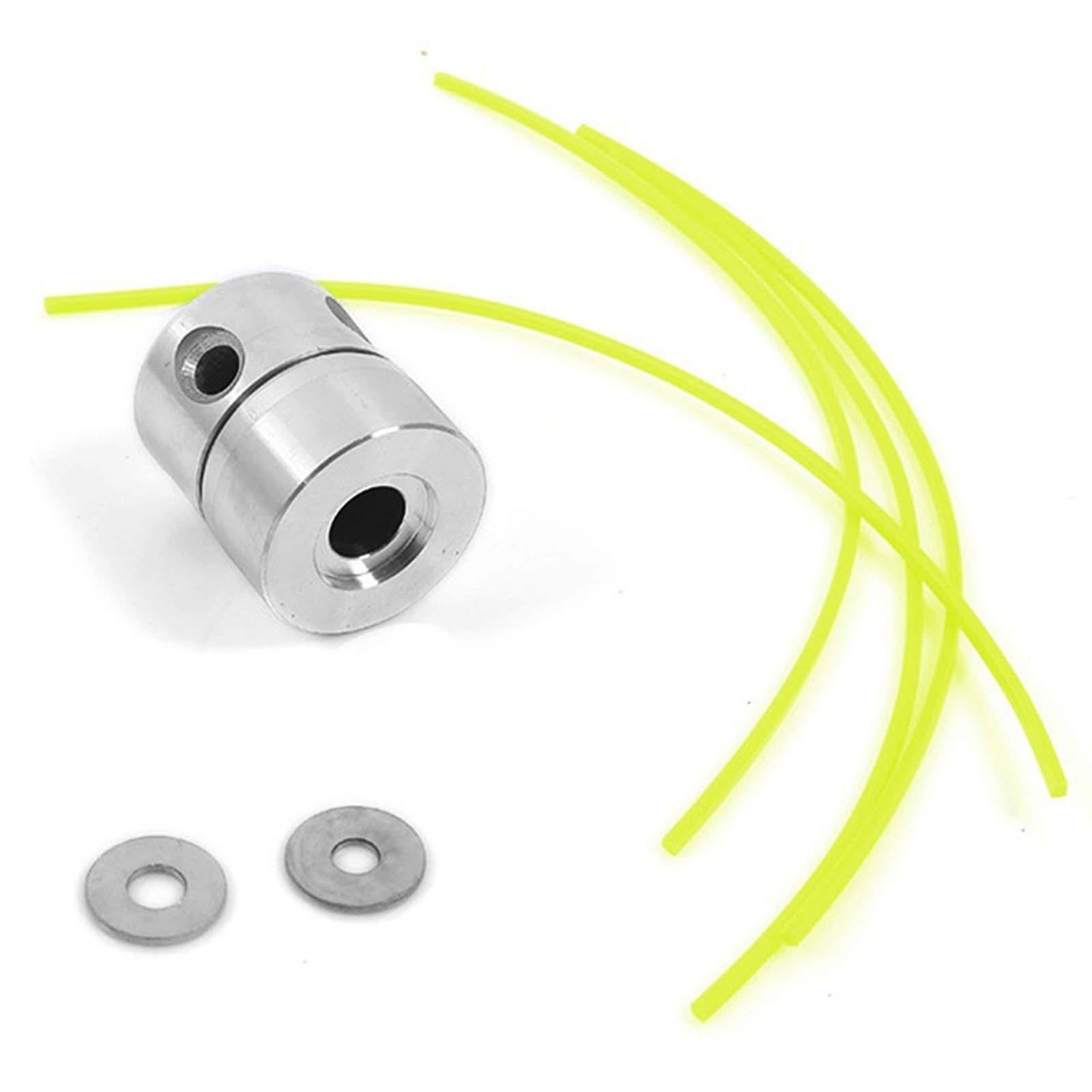 4xAluminium Trimmer Head Spool Set with 4 Mower Rope Convenient to Change