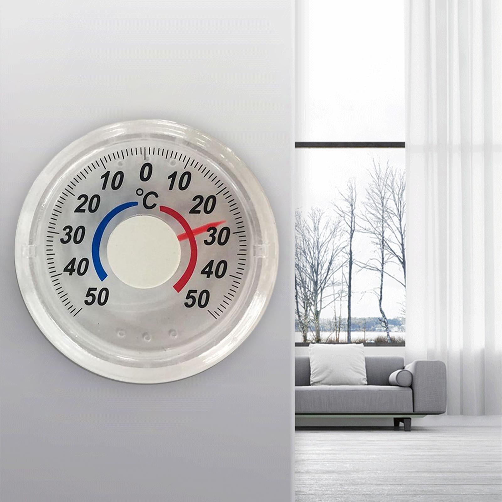 2xWall Temperature Tool with Dial Self Paste for Outdoor Indoor