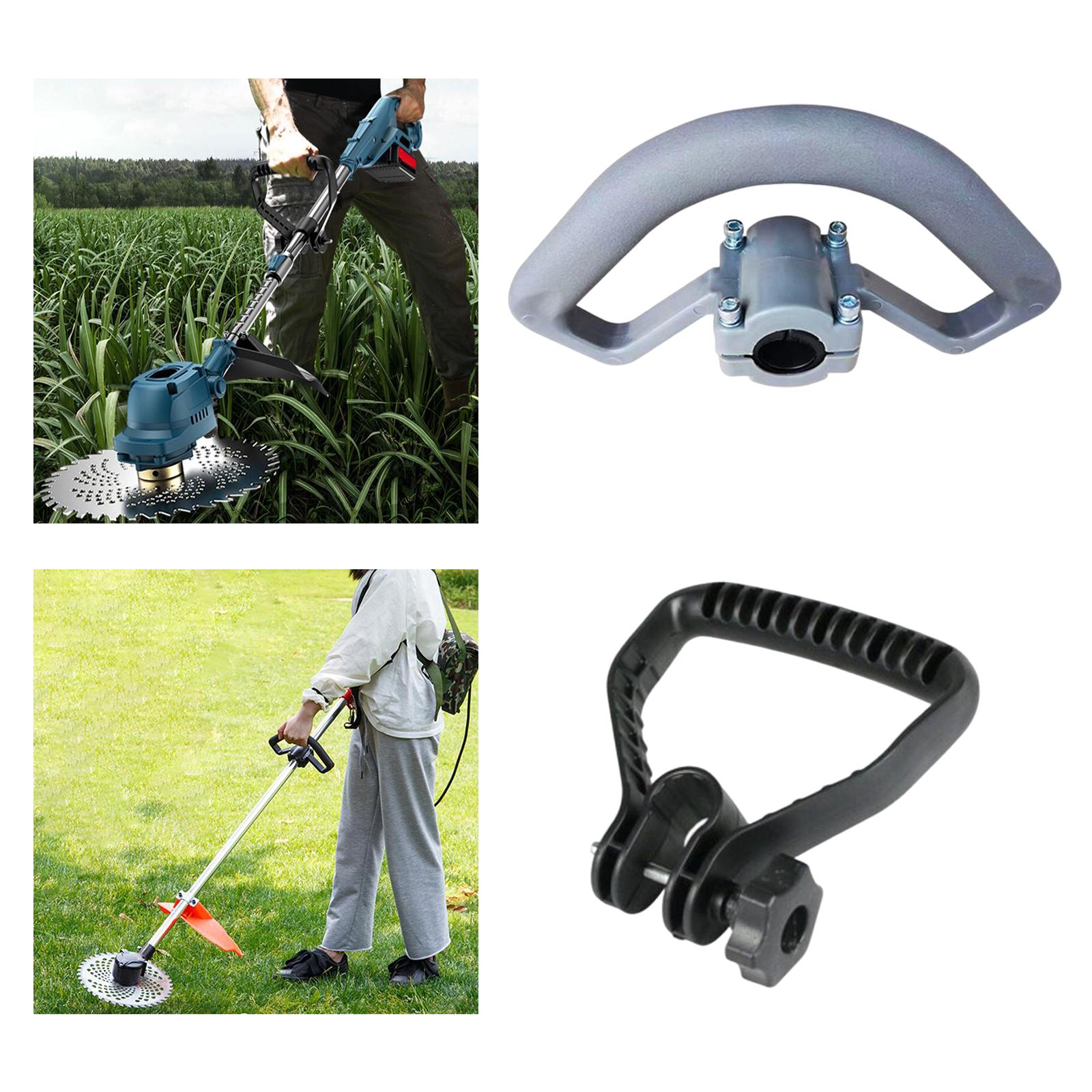 2xTrimmer Handle Bar Replacments Cutter Handle for Trimmer Lawn Accessory Black