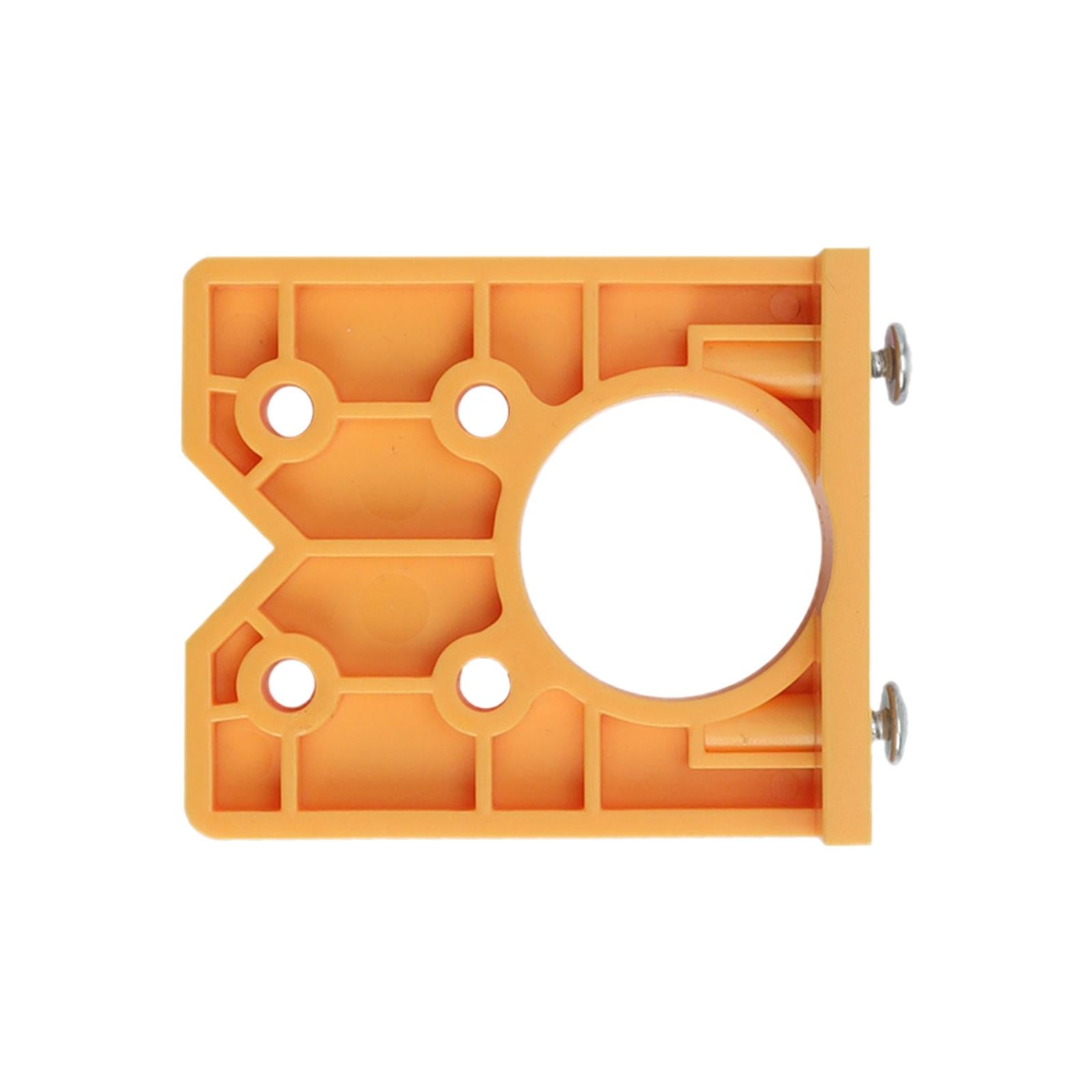 4xHinge Boring Jig Wood Furniture Hole Jig Guide for Carpenter Woodworking Yellow