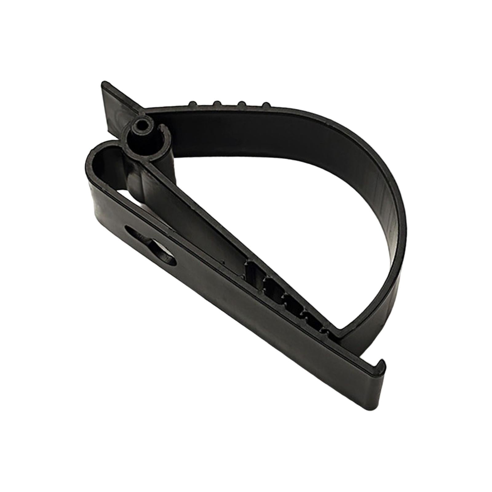 4xMultifunctional Belt Clamp Premium Labor Protection for Helmet Keychain Black