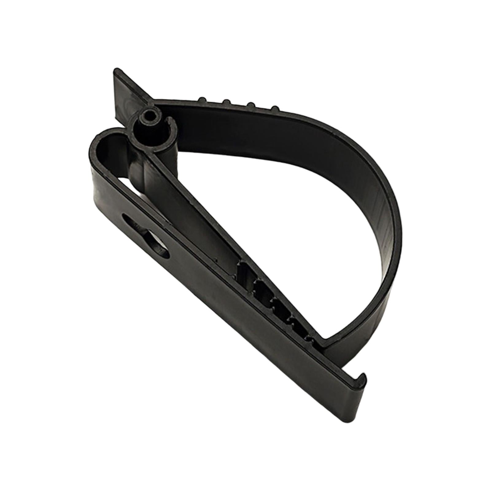 4xMultifunctional Belt Clamp Premium Labor Protection for Helmet Keychain Black
