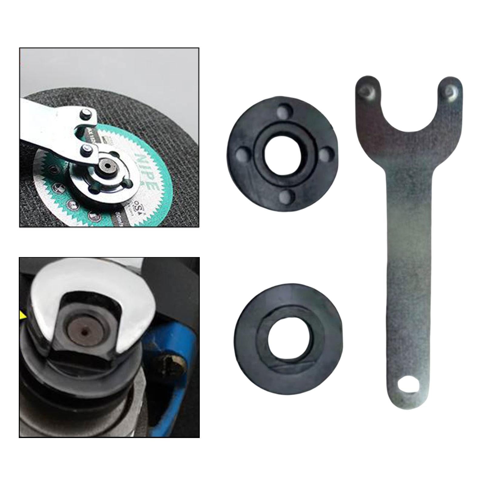5xAngle Grinder Flange Nuts Tool Set Wrench Inner Outer Flange Nut Accessories