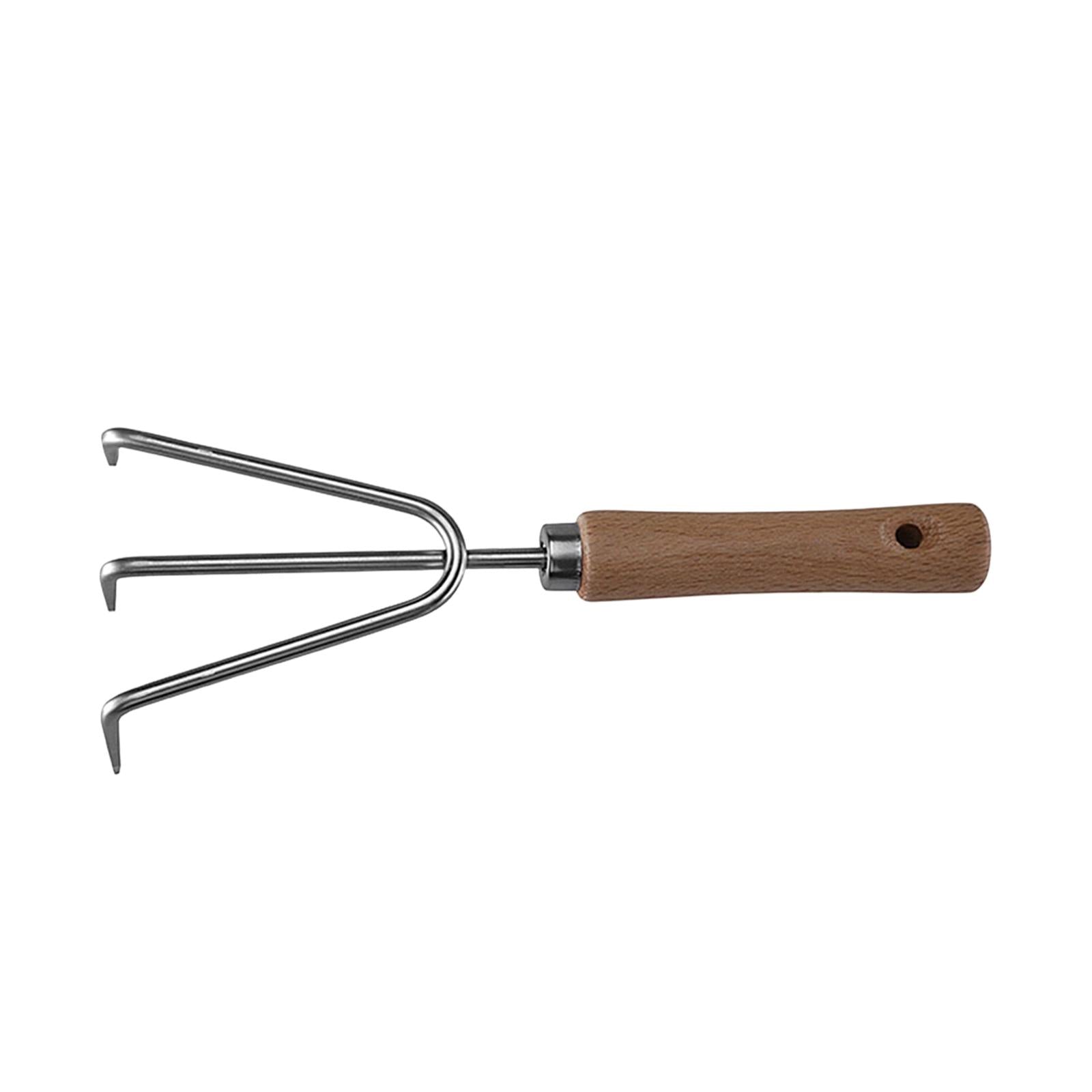 2xMultifunctional Gardening Tool Manual Hand Weeding Removal for Courtyard Rake