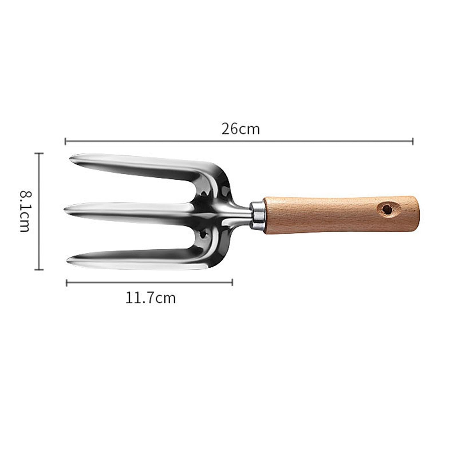 3xMultifunctional Gardening Tool Manual Hand Weeding Removal for Courtyard Spade