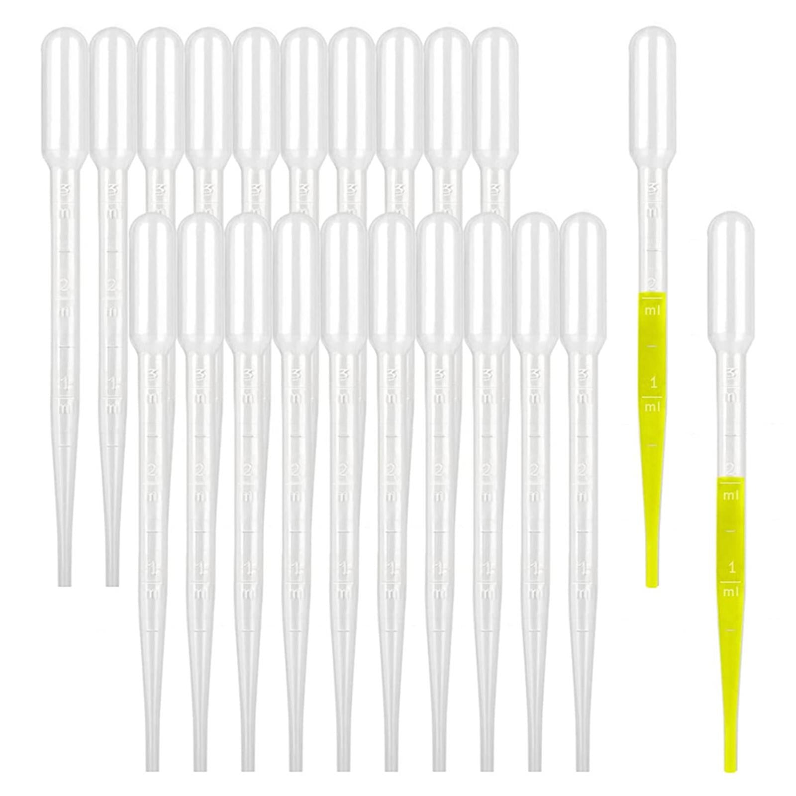 2x100 Pieces Disposable Eye Dropper Transfer Graduated Pipettes Small Home Use 3mL