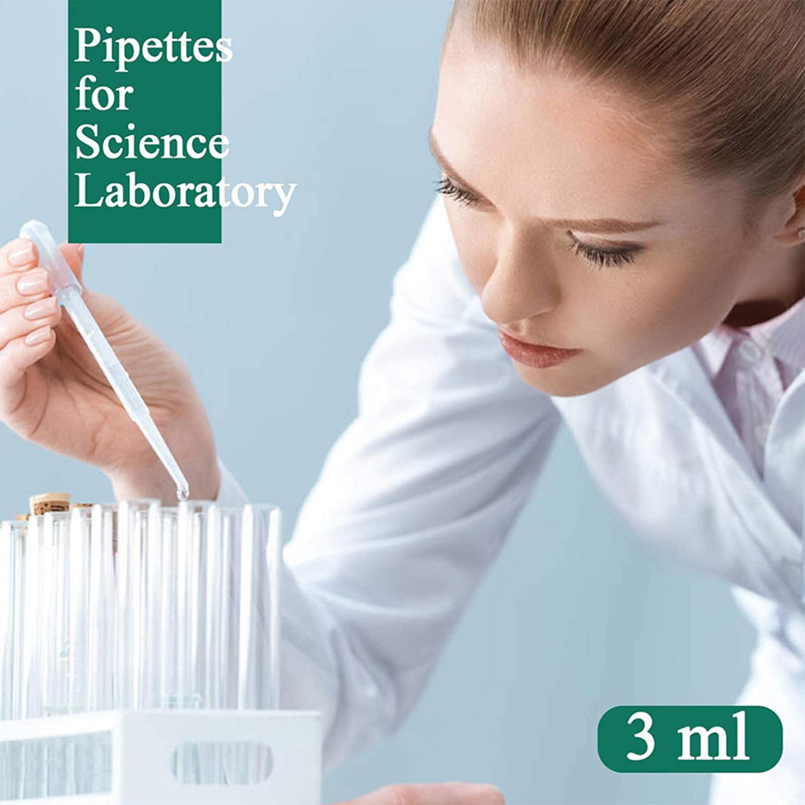 4x100 Pieces Disposable Eye Dropper Transfer Graduated Pipettes Small Home Use 3mL